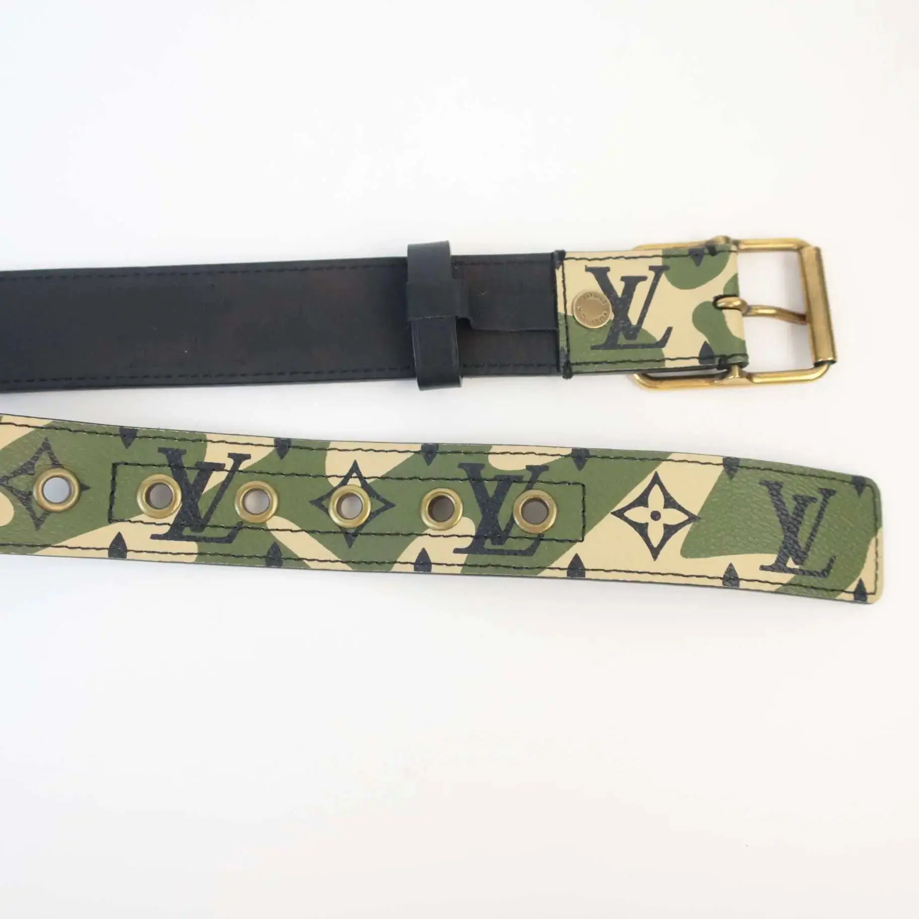 Louis Vuitton Takashi Murakami Monogramouflage Belt (90 cm) - Image 5