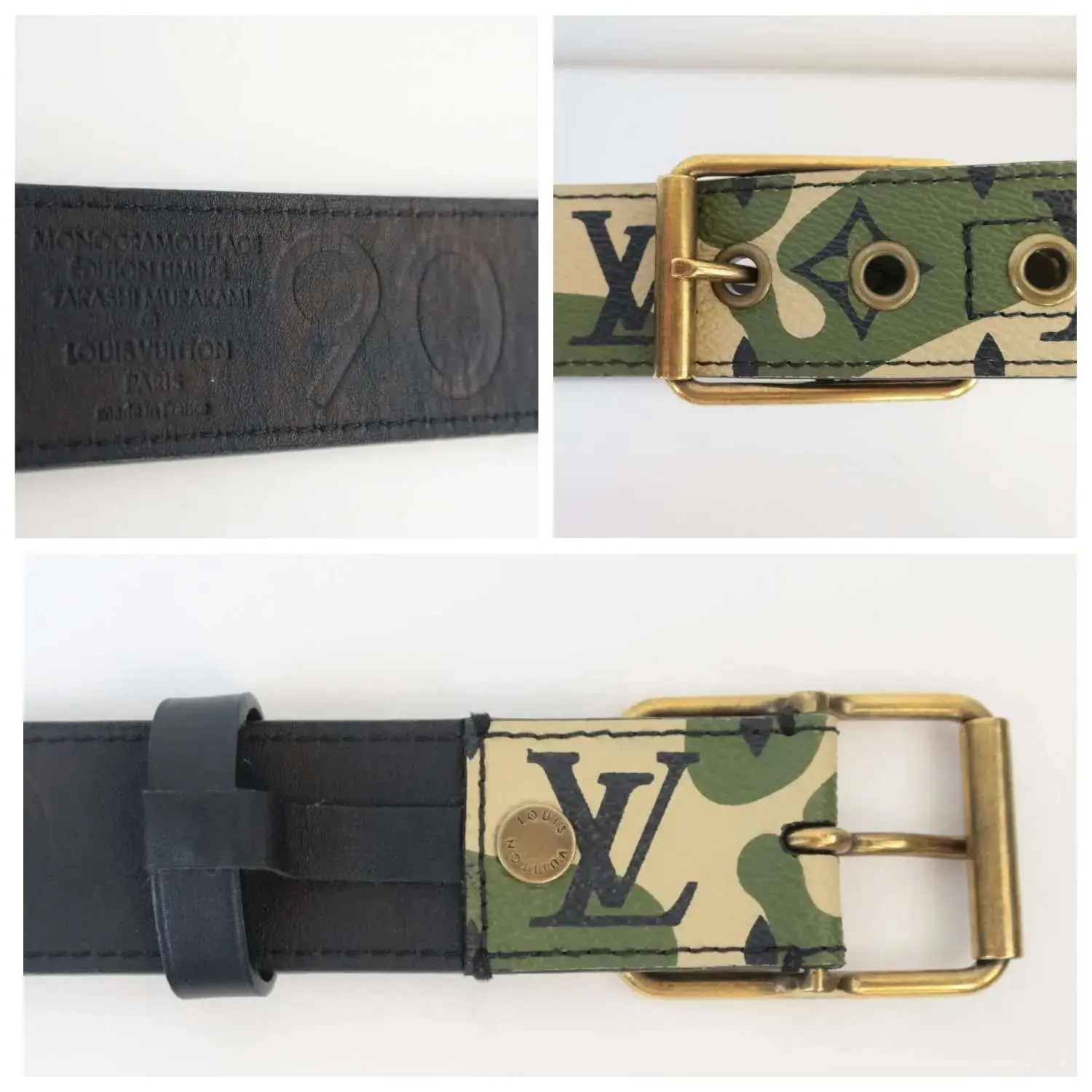 Louis Vuitton Takashi Murakami Monogramouflage Belt (90 cm) - Image 8