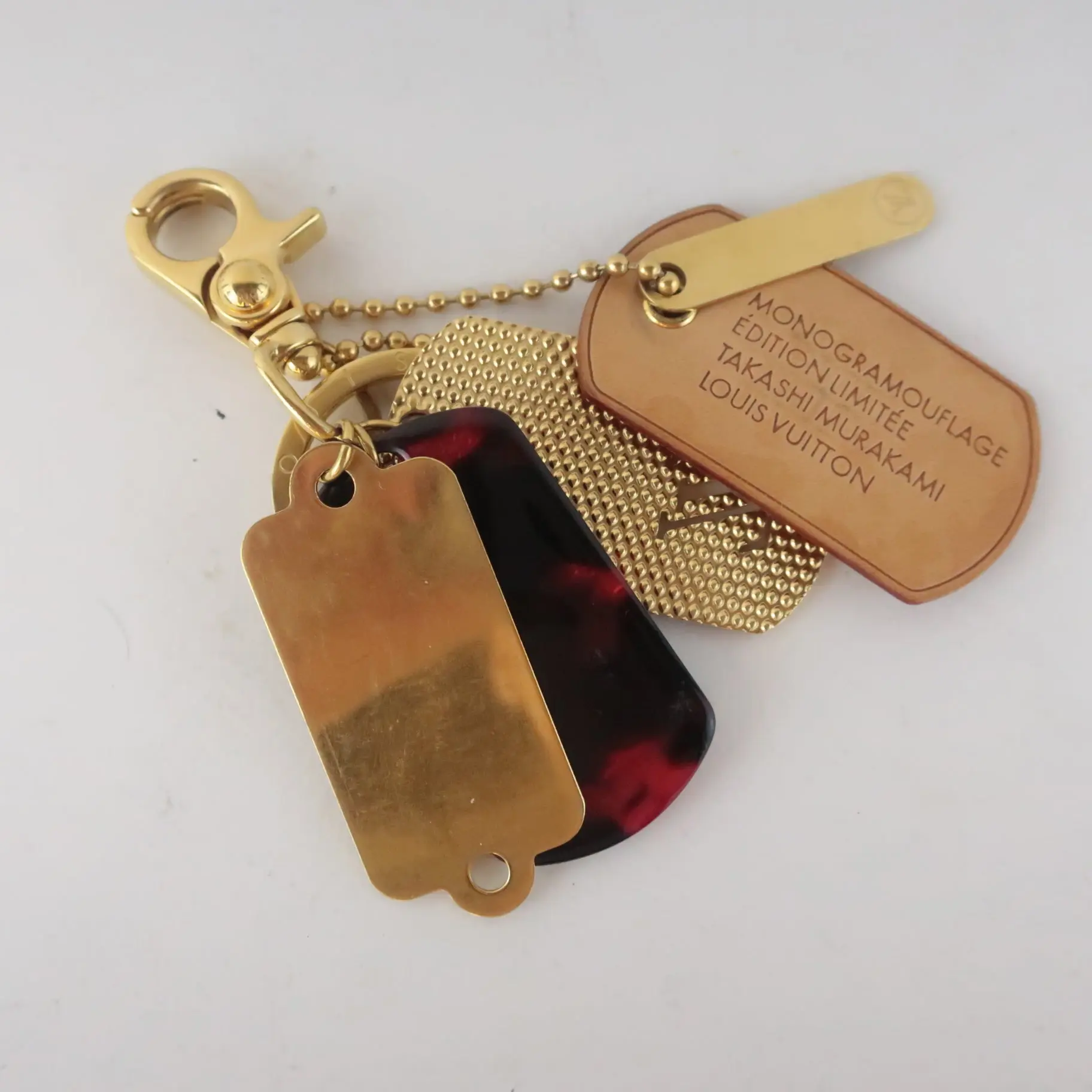 Louis Vuitton Takashi Murakami Monogramouflage Dog Charm - Image 14