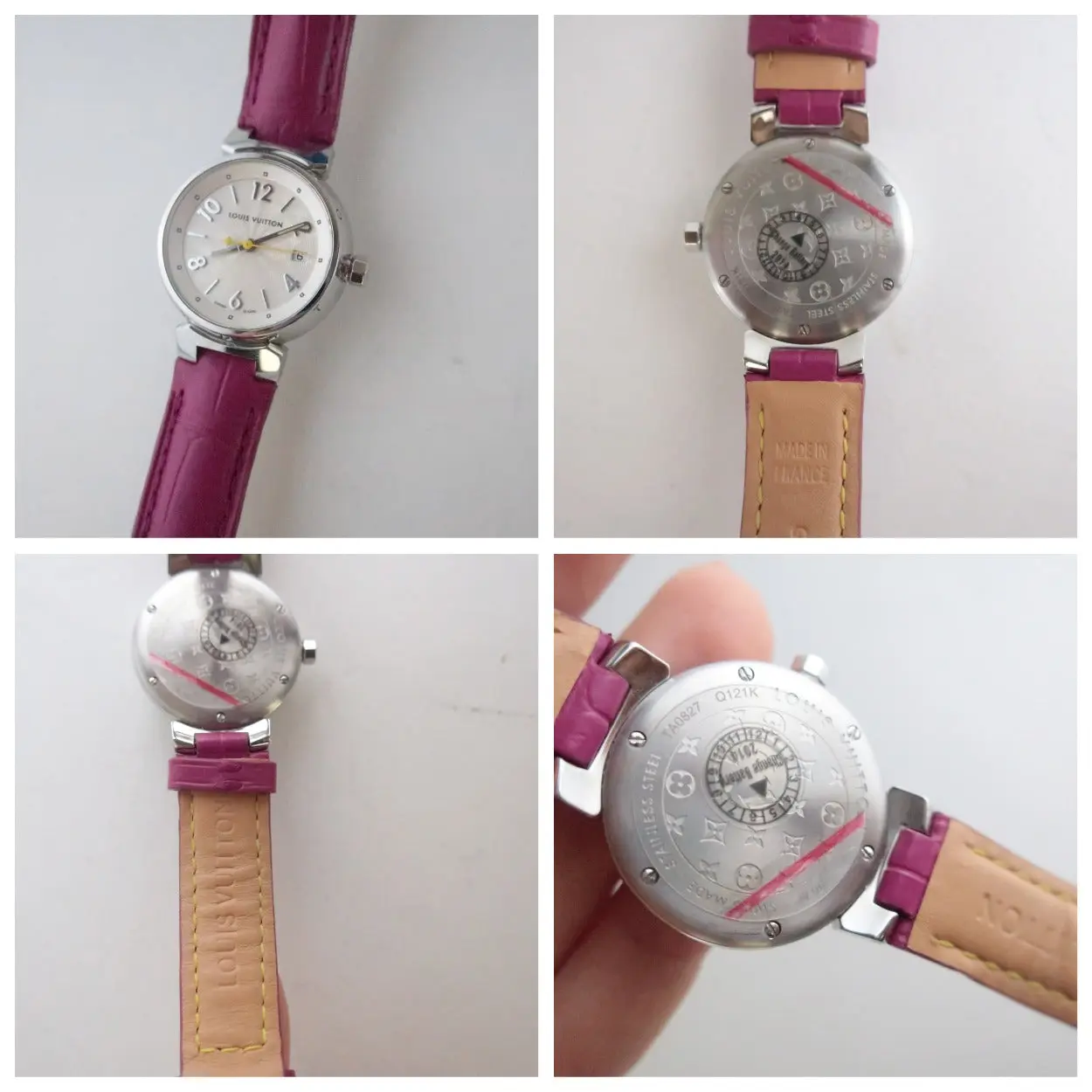 Louis Vuitton Tambour Alligator Women Watch - Image 7