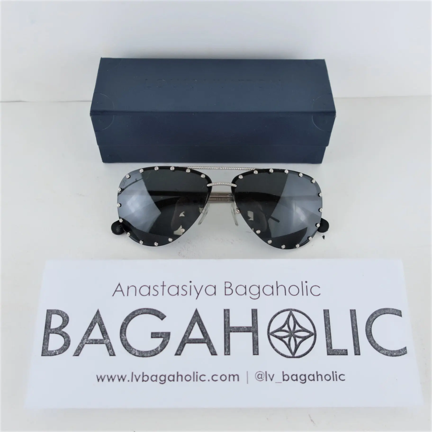 Louis Vuitton The Party Diamond Sunglasses - Image 3