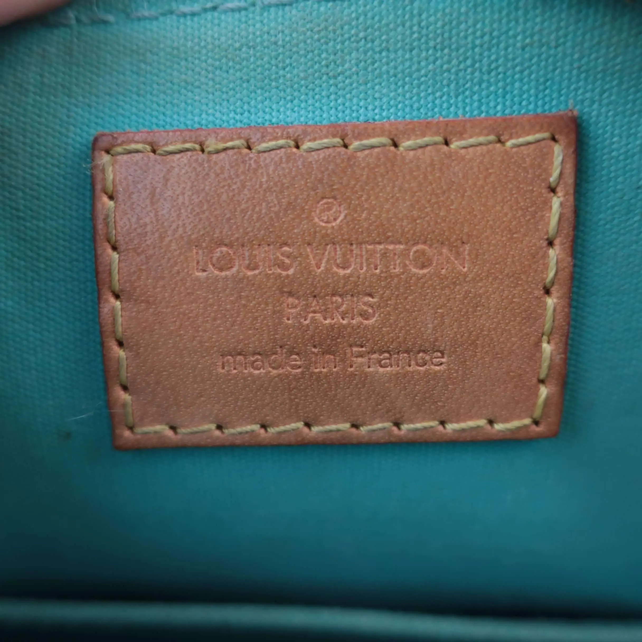 Louis Vuitton Turquois Vernis Alma BB Bag - Image 16
