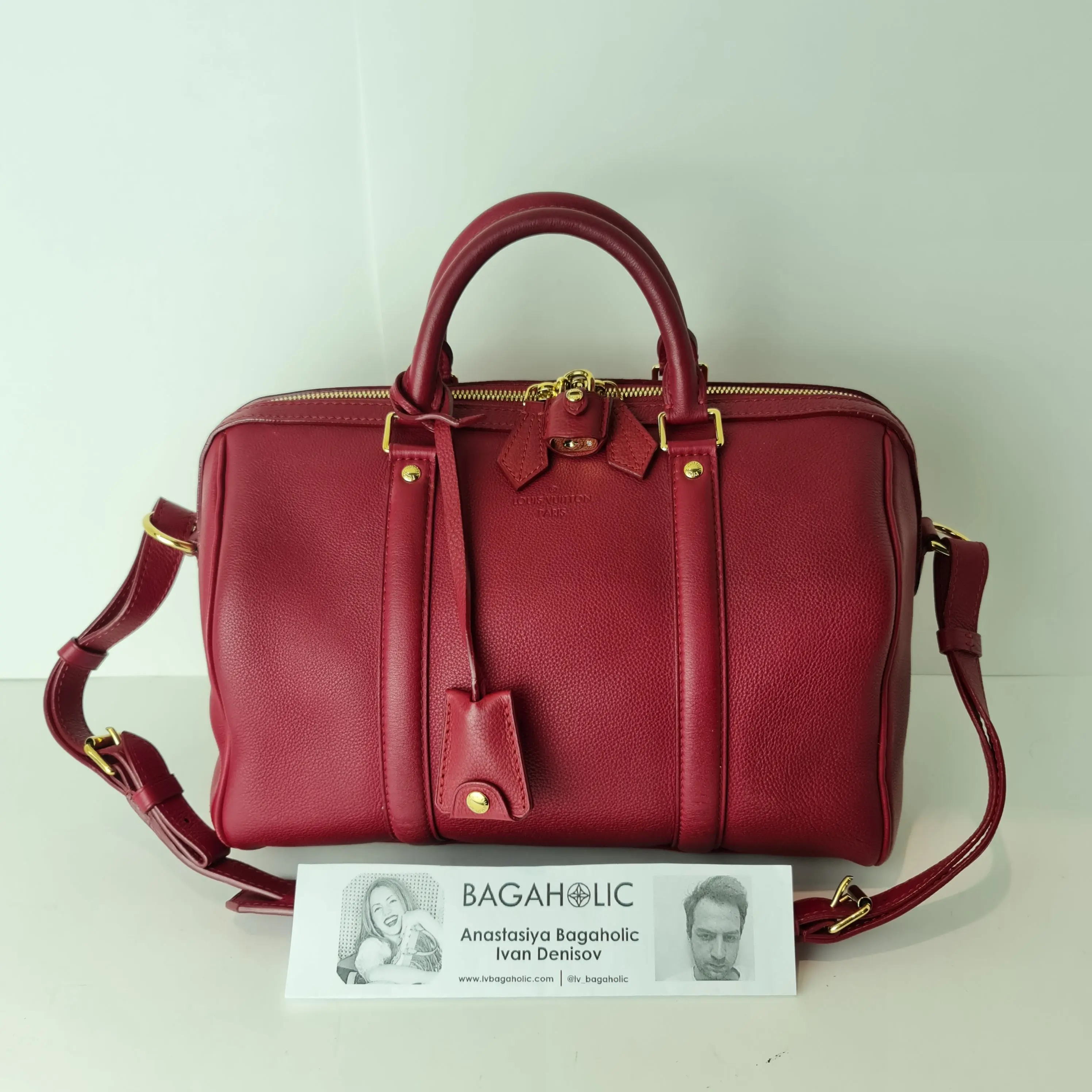 Louis Vuitton Veau Cachemire Cerise Sofia Coppola SC PM Bag - Image 5