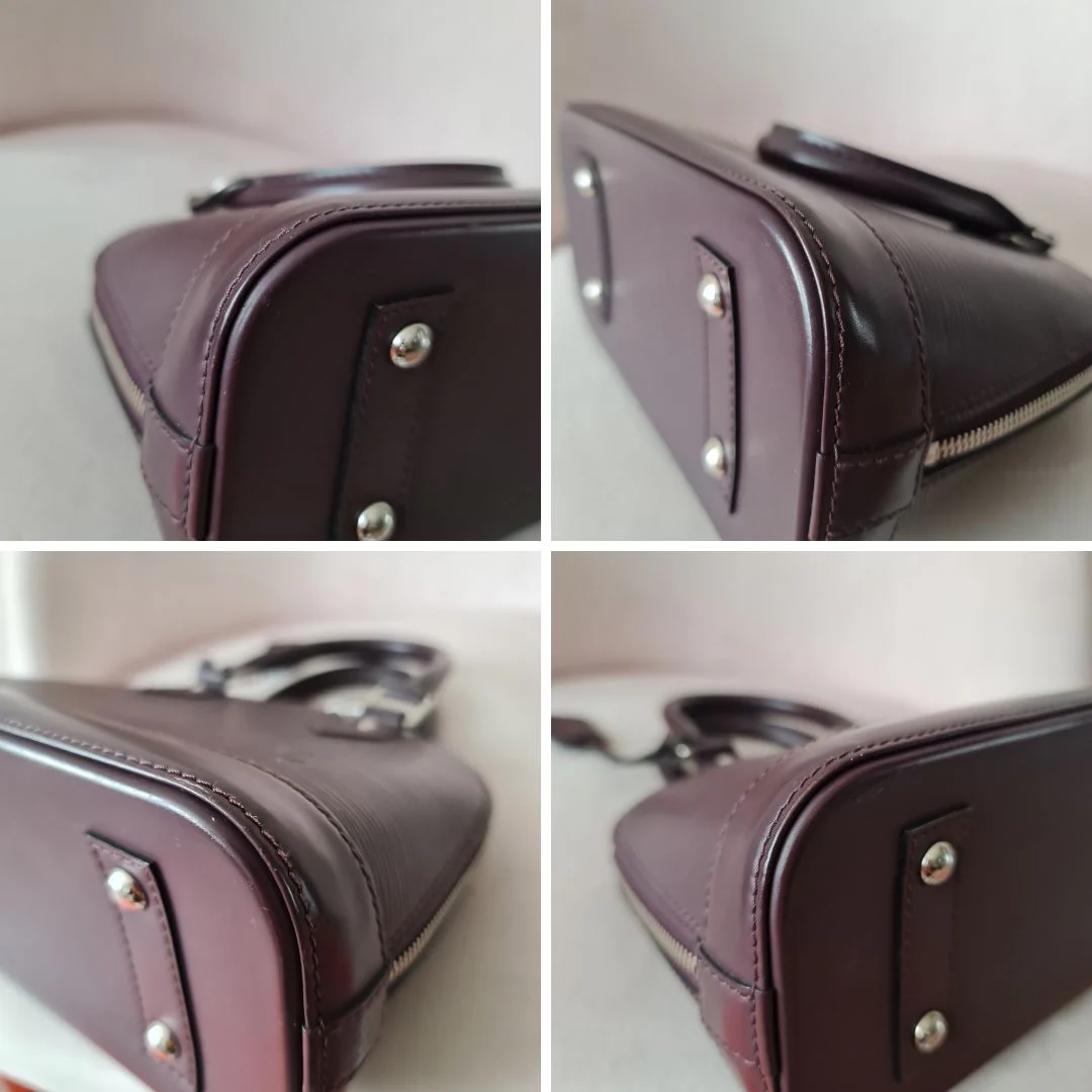 Louis Vuitton Violet Epi Alma BB Crossbody Bag - Image 11