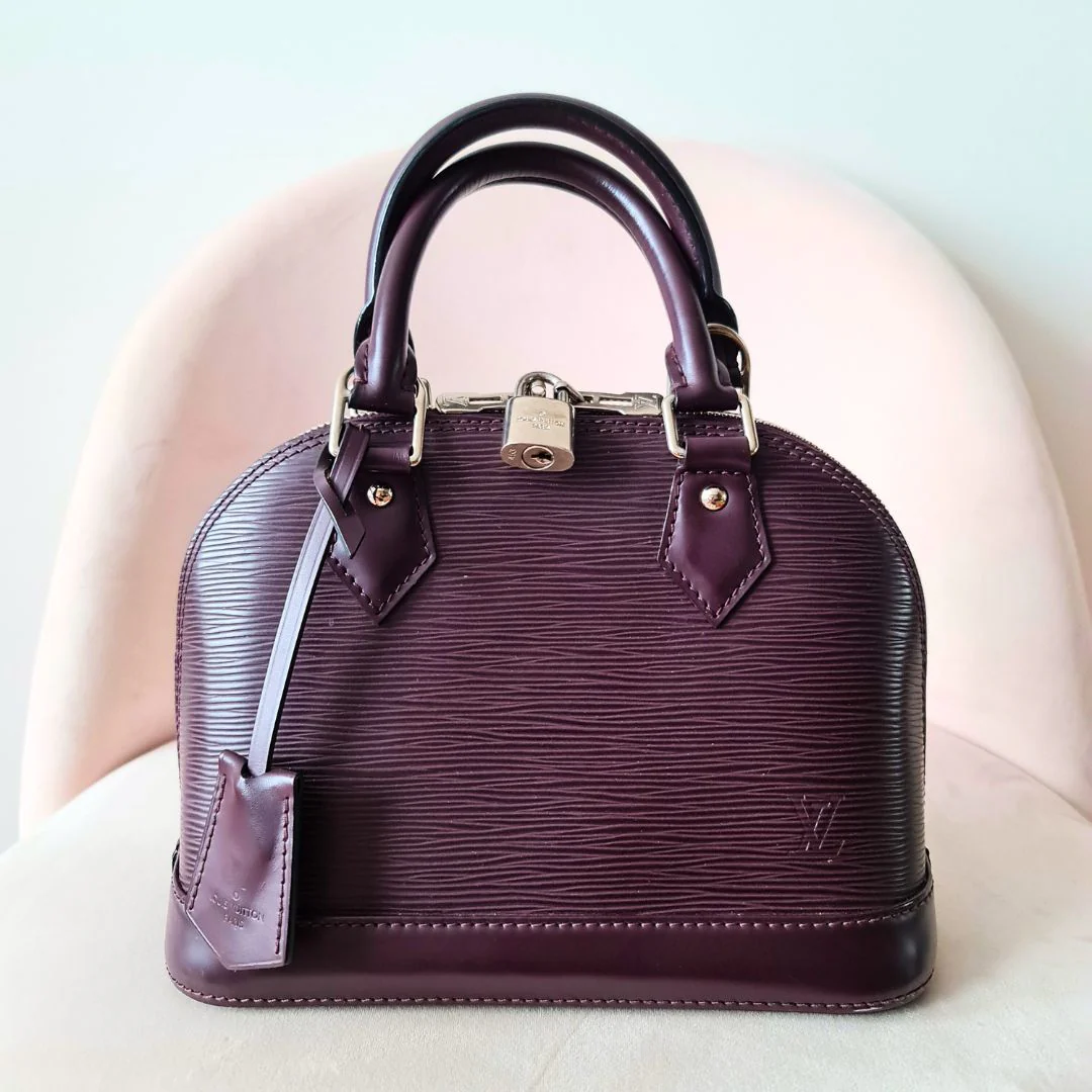 Louis Vuitton Violet Epi Alma BB Crossbody Bag - Image 2