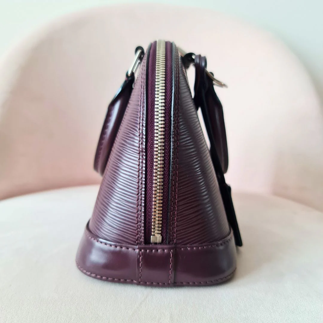Louis Vuitton Violet Epi Alma BB Crossbody Bag - Image 4