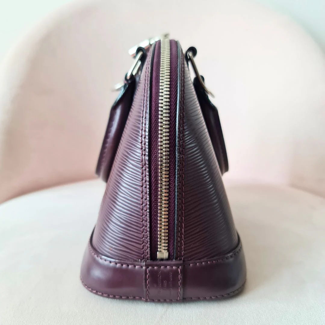 Louis Vuitton Violet Epi Alma BB Crossbody Bag - Image 5