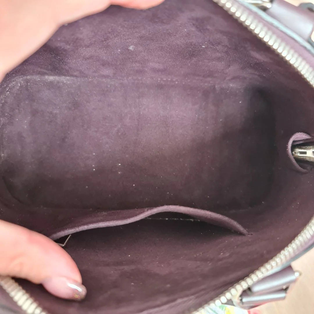 Louis Vuitton Violet Epi Alma BB Crossbody Bag - Image 7