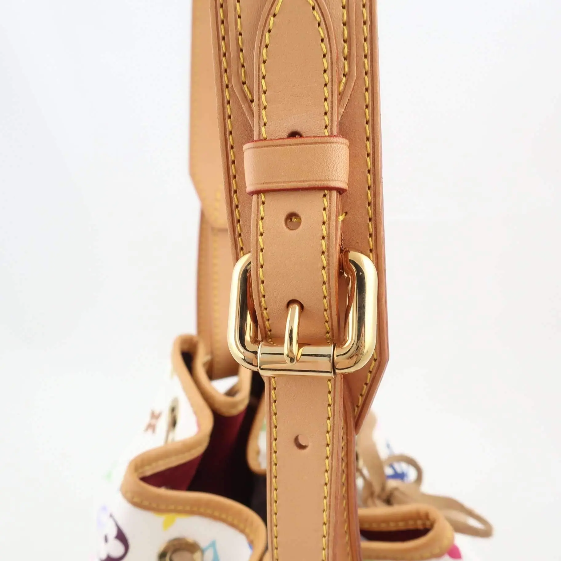 Louis Vuitton White Monogram Multicolor Petite Noe Bag - Image 13