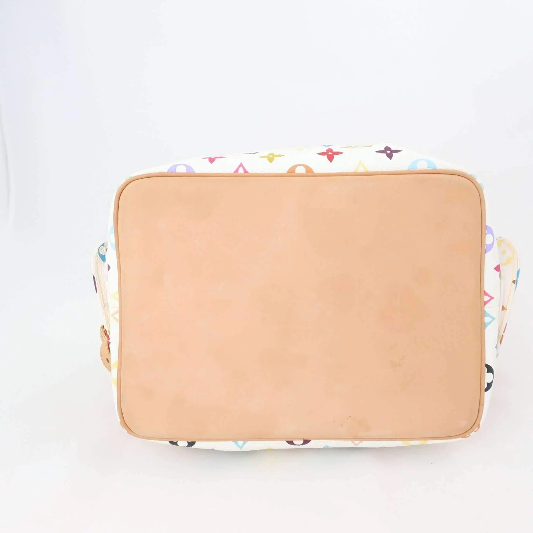Louis Vuitton White Monogram Multicolor Petite Noe Bag - Image 7