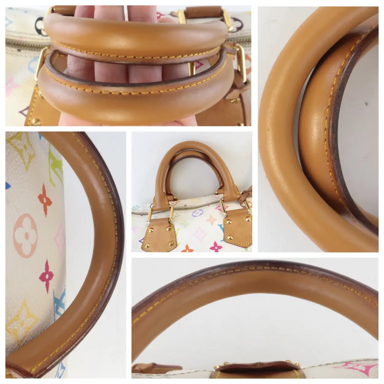 Louis Vuitton White Monogram Multicolore Speedy 30 Bag - Image 14