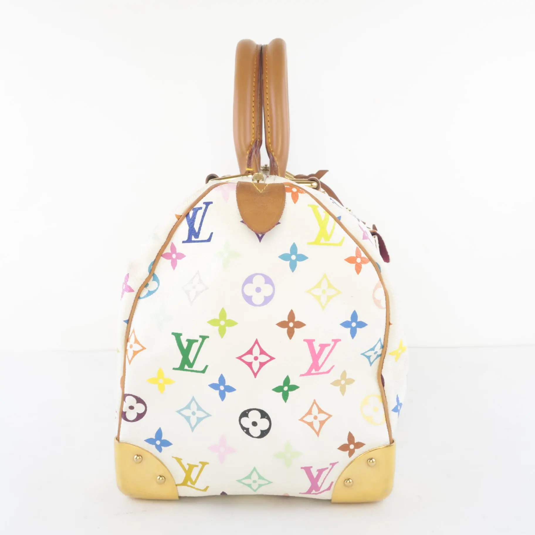Louis Vuitton White Monogram Multicolore Speedy 30 Bag - Image 5