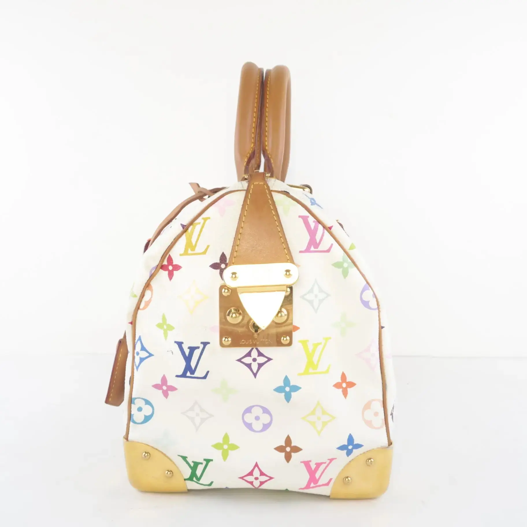 Louis Vuitton White Monogram Multicolore Speedy 30 Bag - Image 6