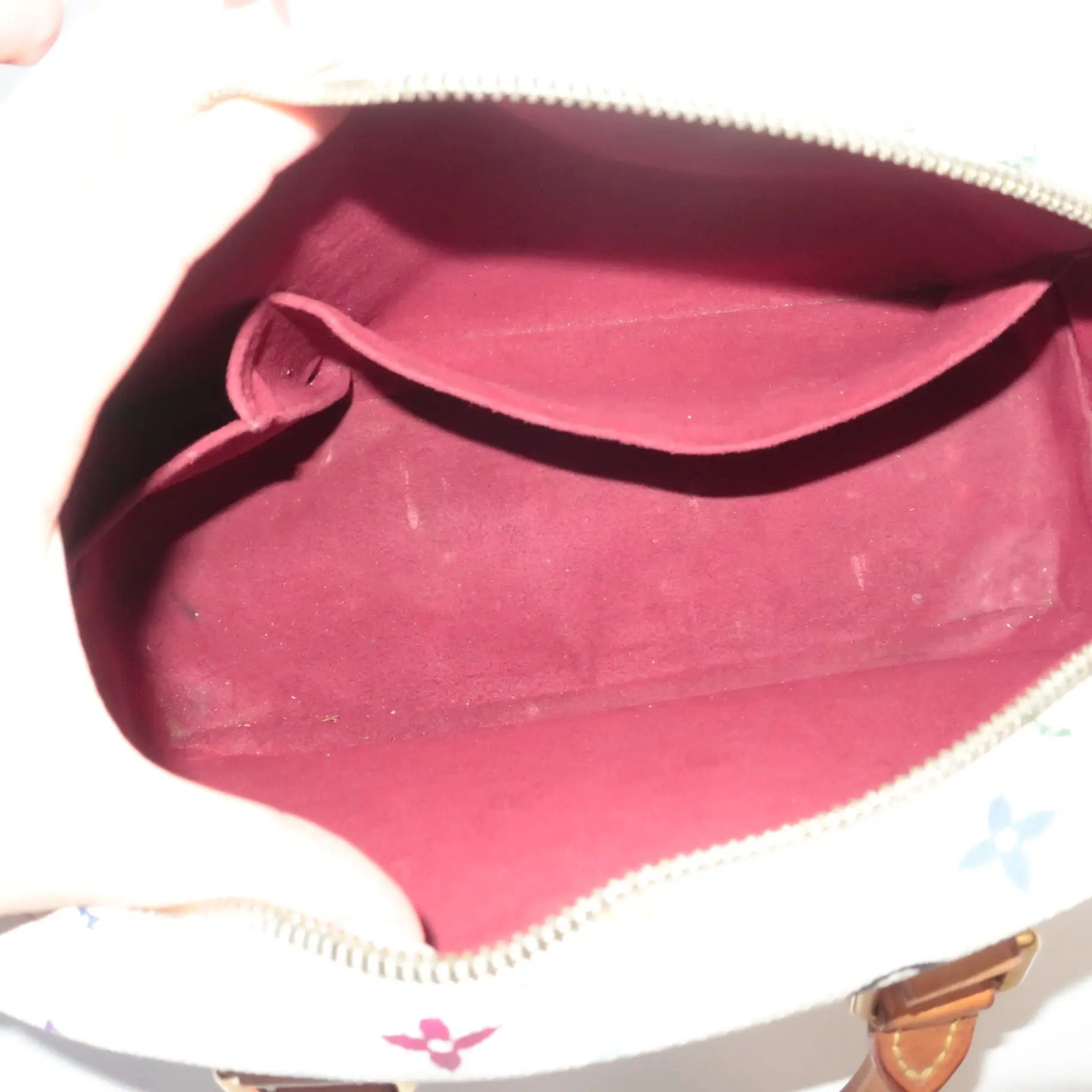 Louis Vuitton White Monogram Multicolore Trouville Bag - Image 10