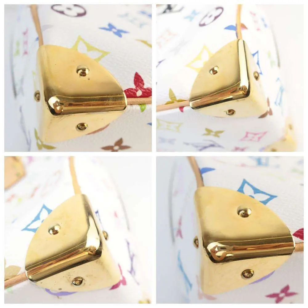 Louis Vuitton White Multicolore Trouville Bag - Image 4