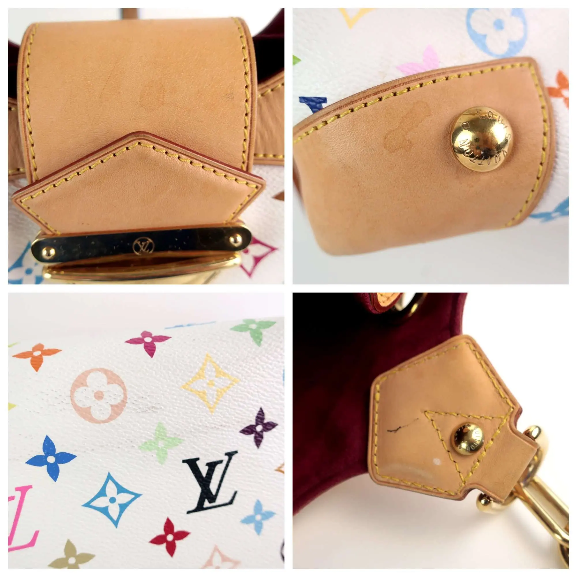 Louis Vuitton White Monogram Multicolore Ursula Bag - Image 22