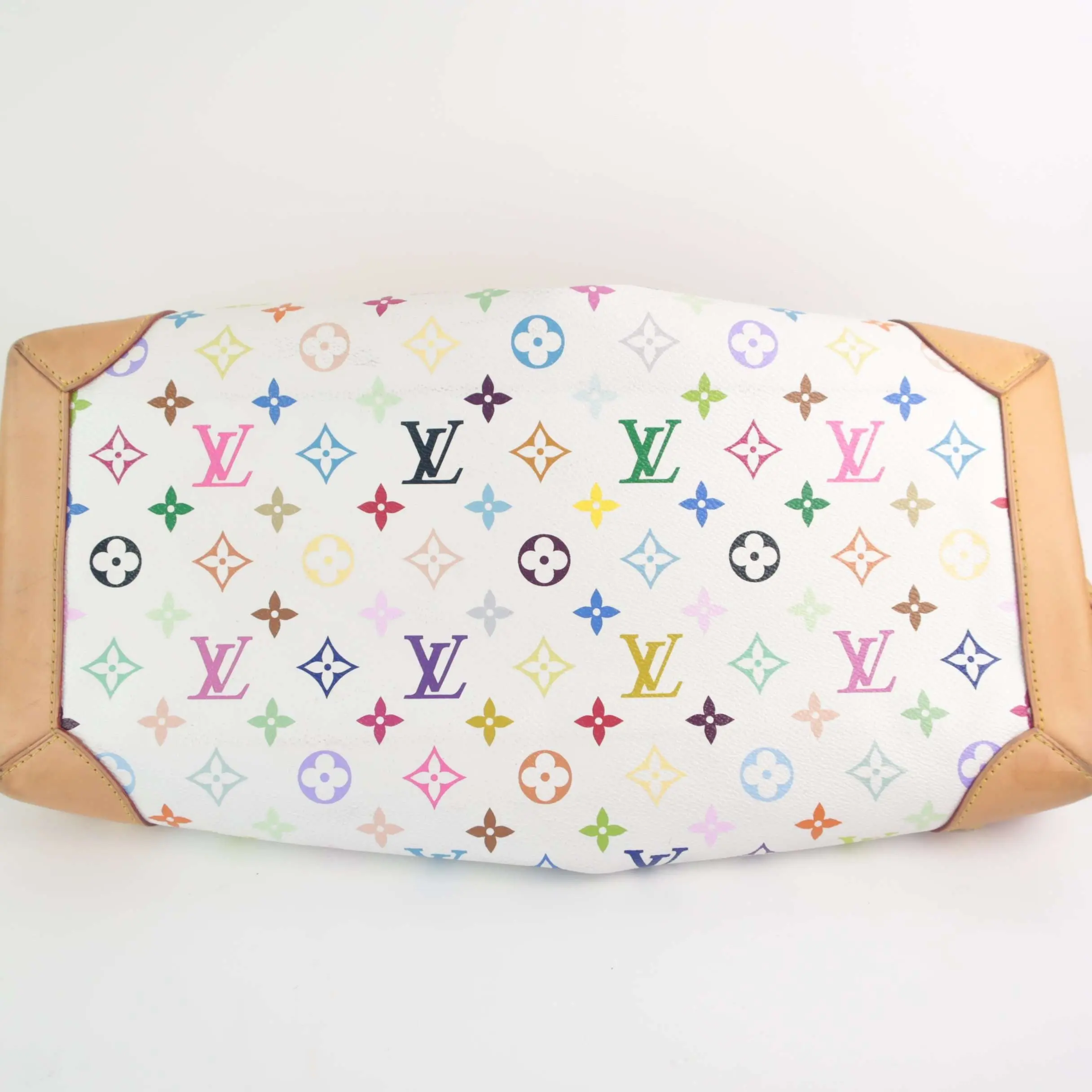 Louis Vuitton White Monogram Multicolore Ursula Bag - Image 3