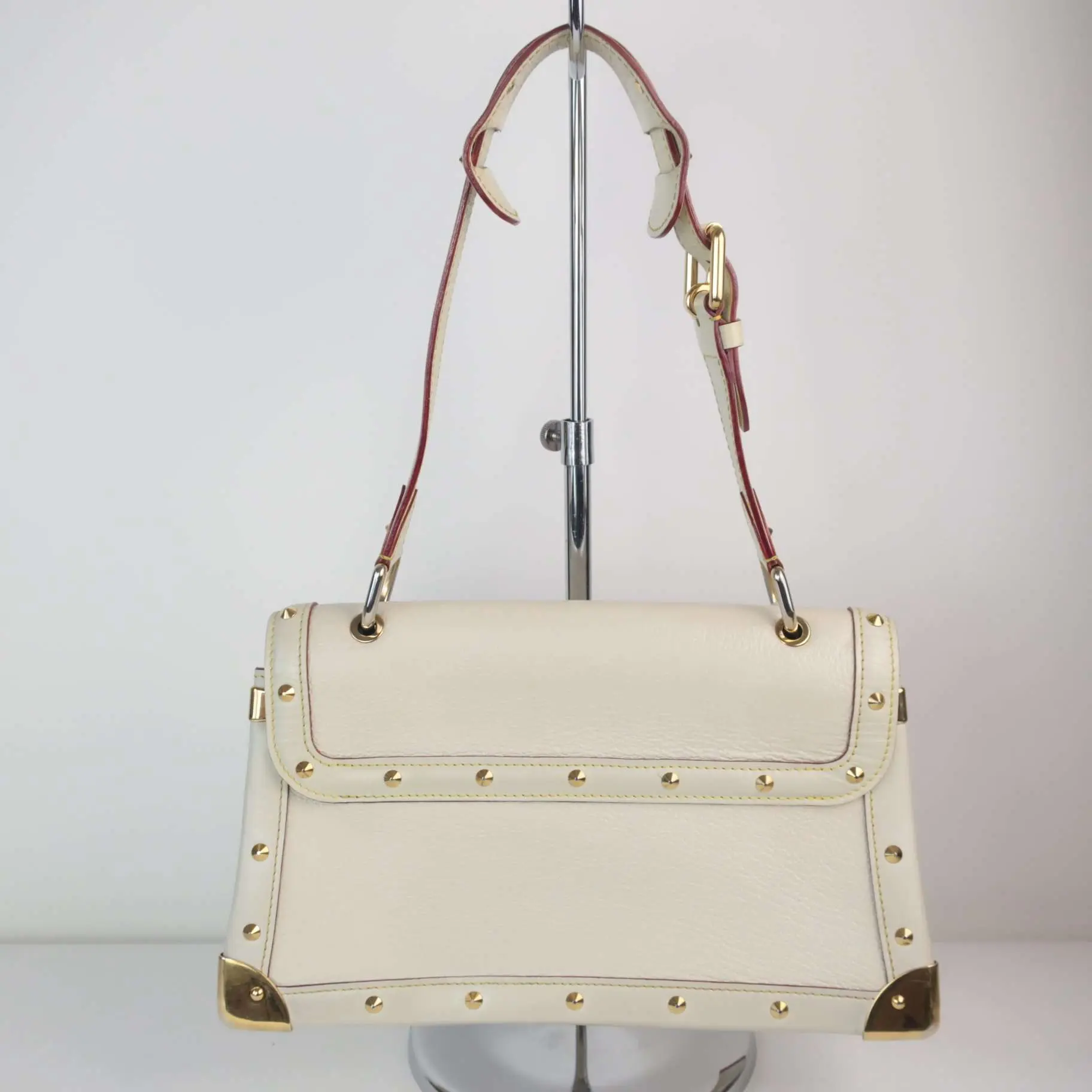 Louis Vuitton White Suhali Leather Le Talentueux Bag - Image 2