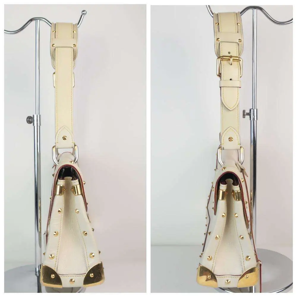 Louis Vuitton White Suhali Leather Le Talentueux Bag - Image 3