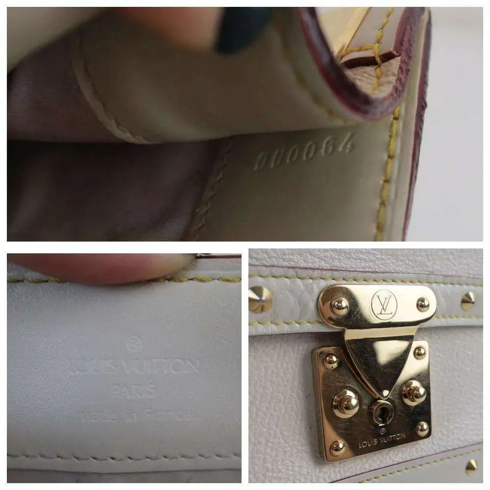 Louis Vuitton White Suhali Leather Le Talentueux Bag - Image 5