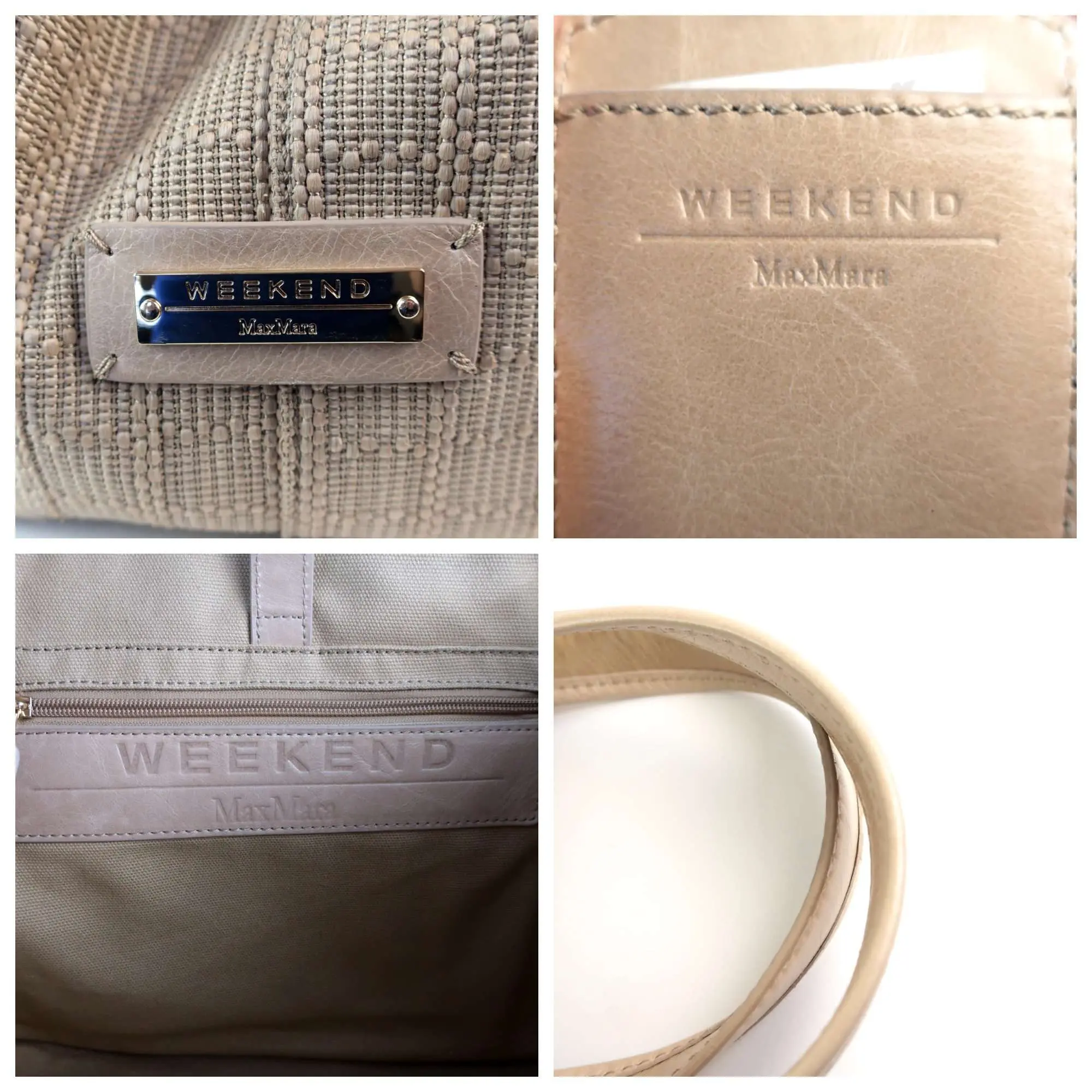 Max Mara Beige Weekend Bag - Image 4
