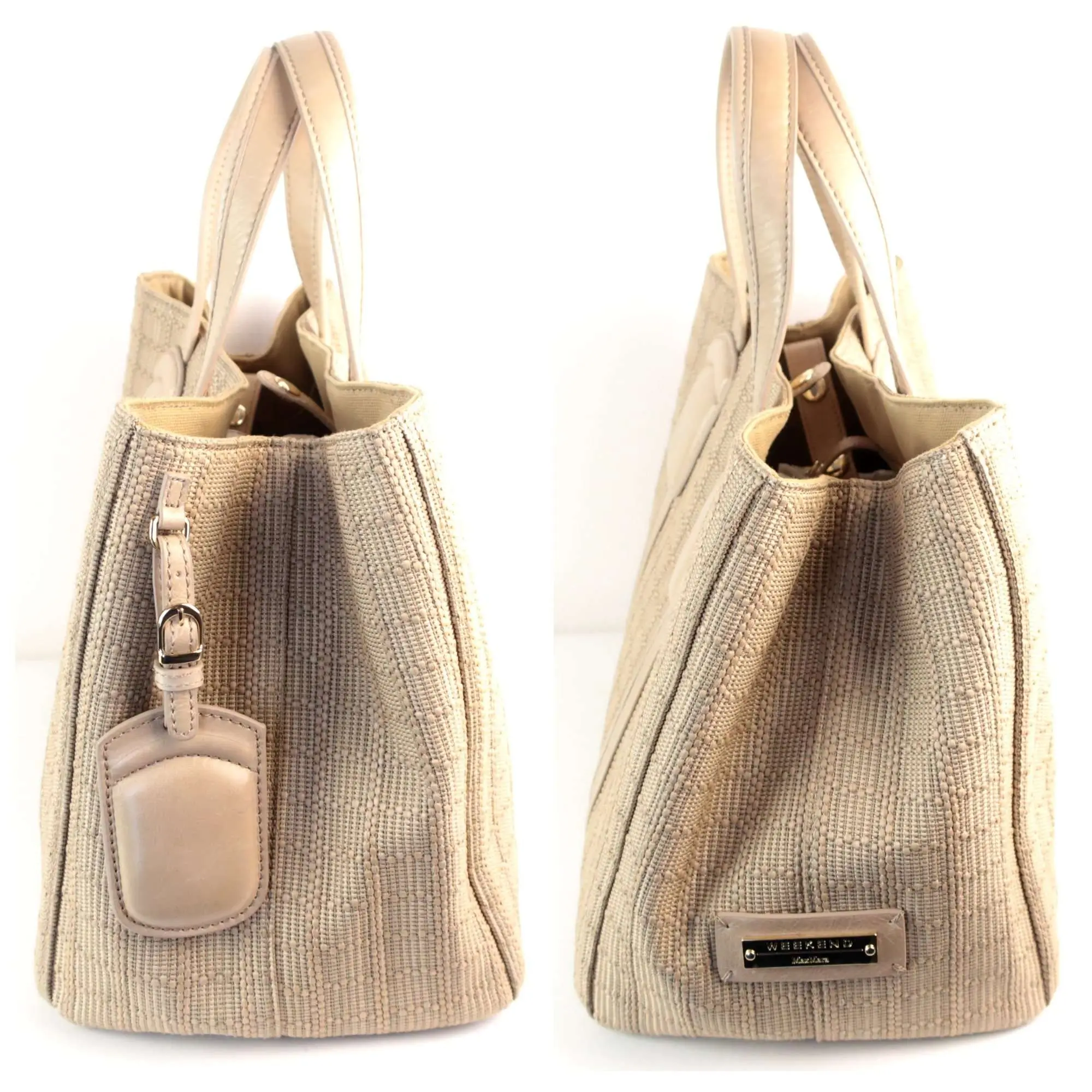 Max Mara Beige Weekend Bag - Image 6