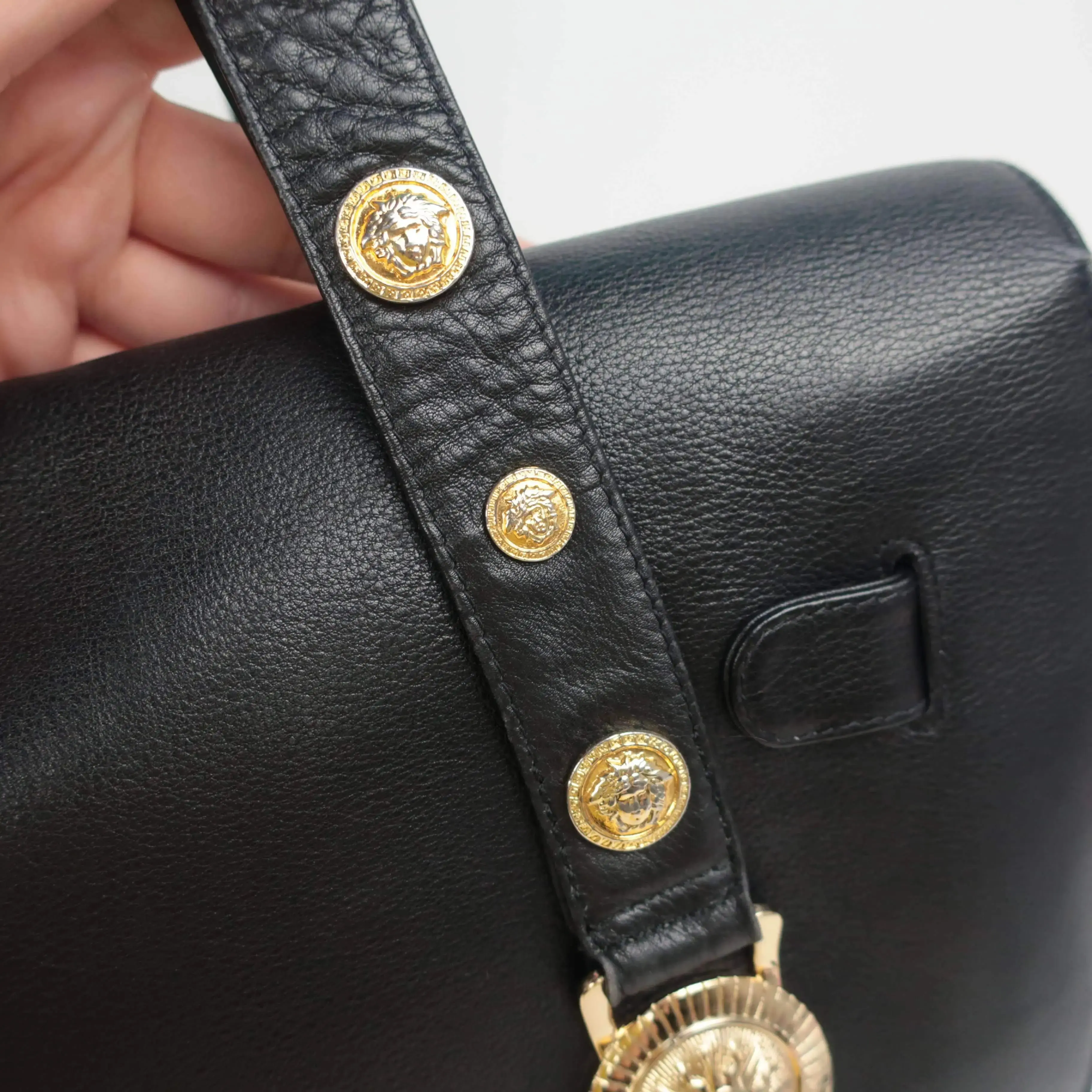 Versace Vintage Black Bag - Image 196