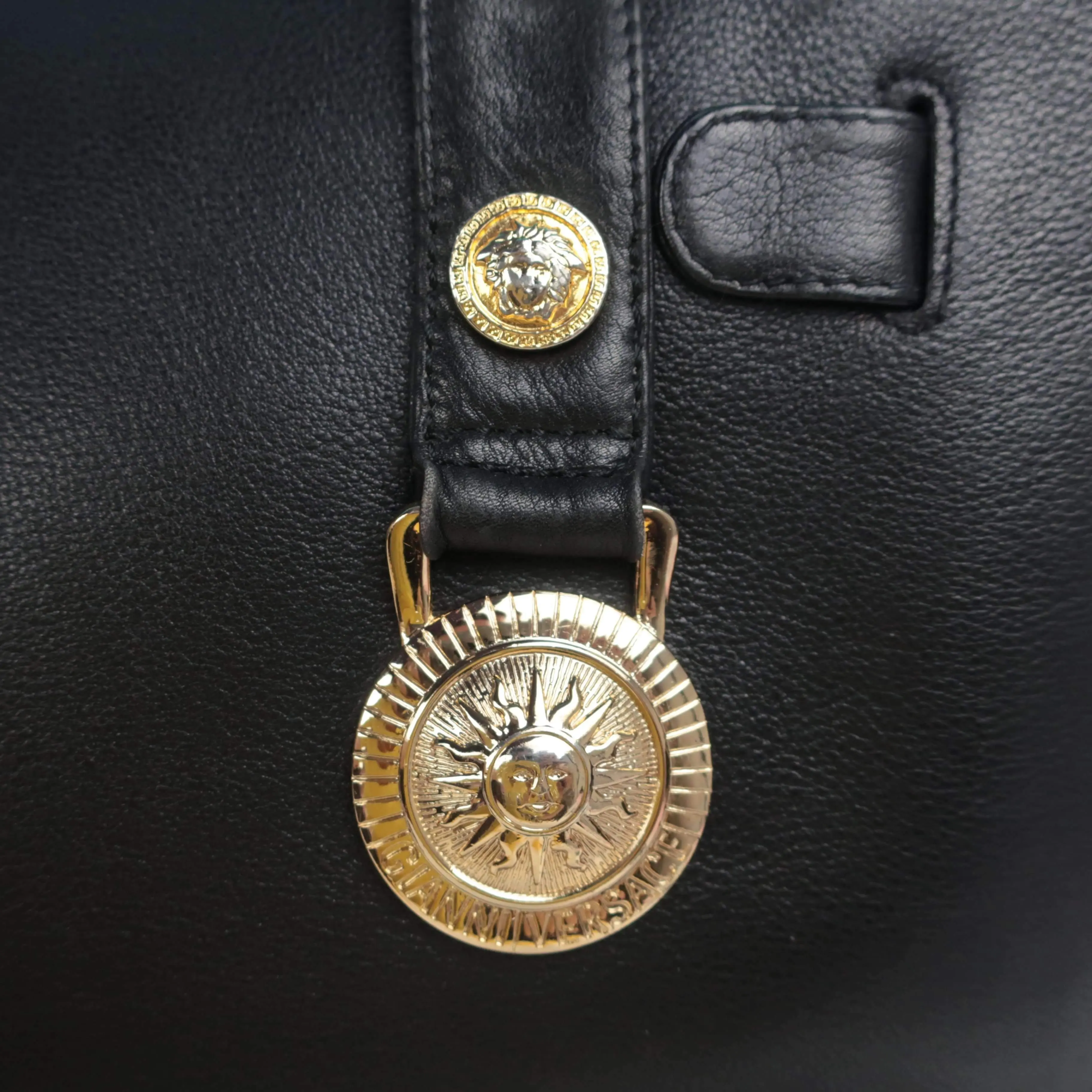 Versace Vintage Black Bag - Image 20
