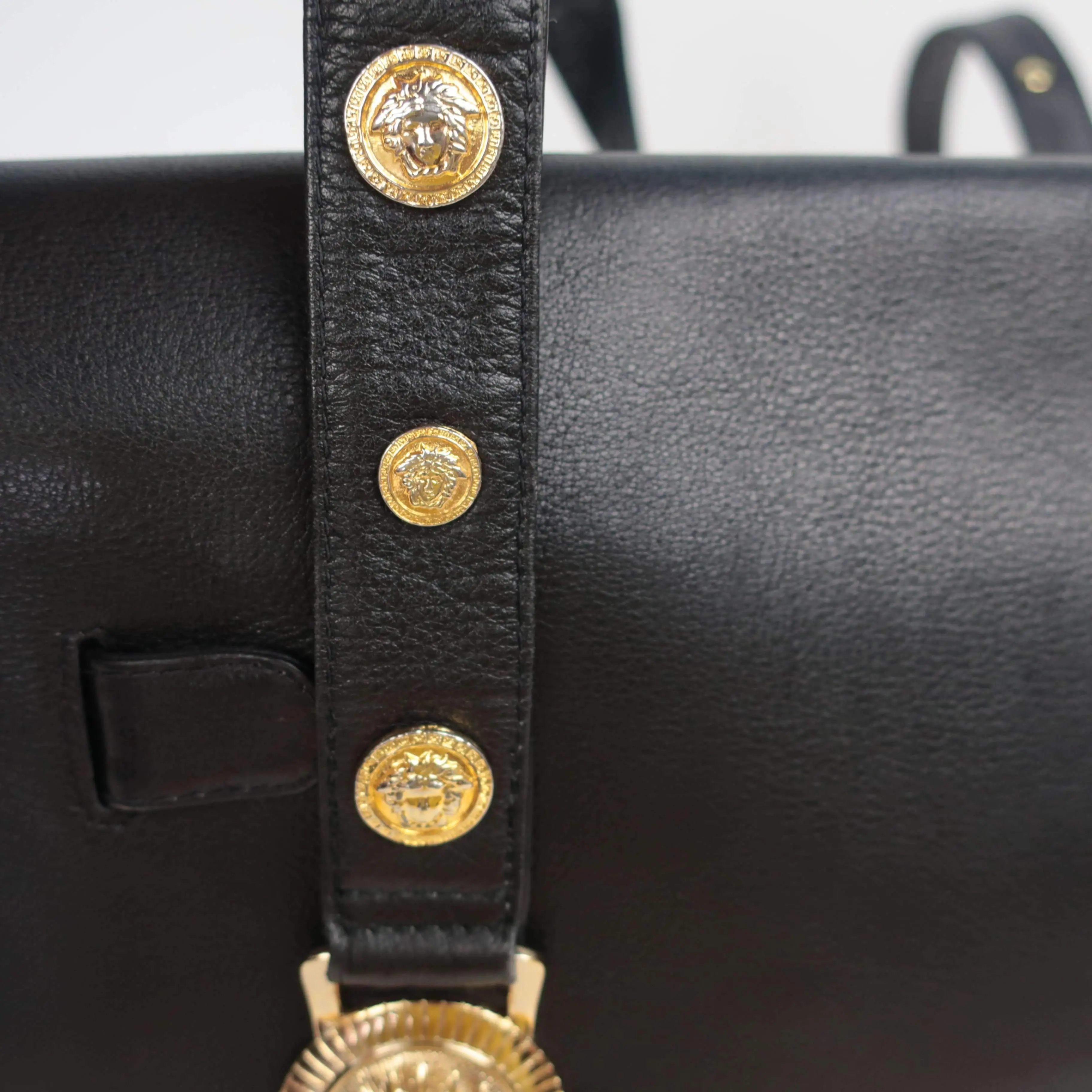 Versace Vintage Black Bag - Image 27