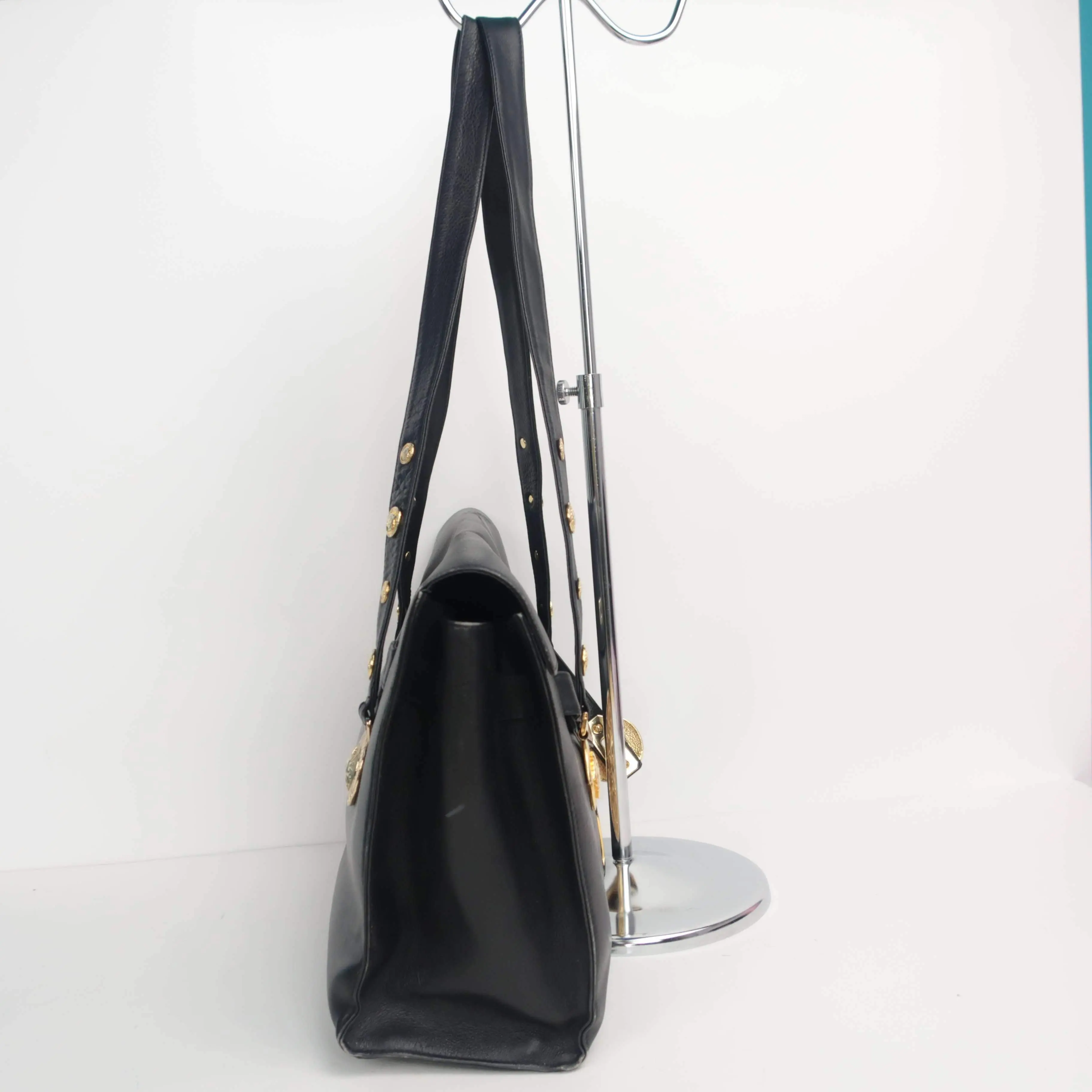Versace Vintage Black Bag - Image 3