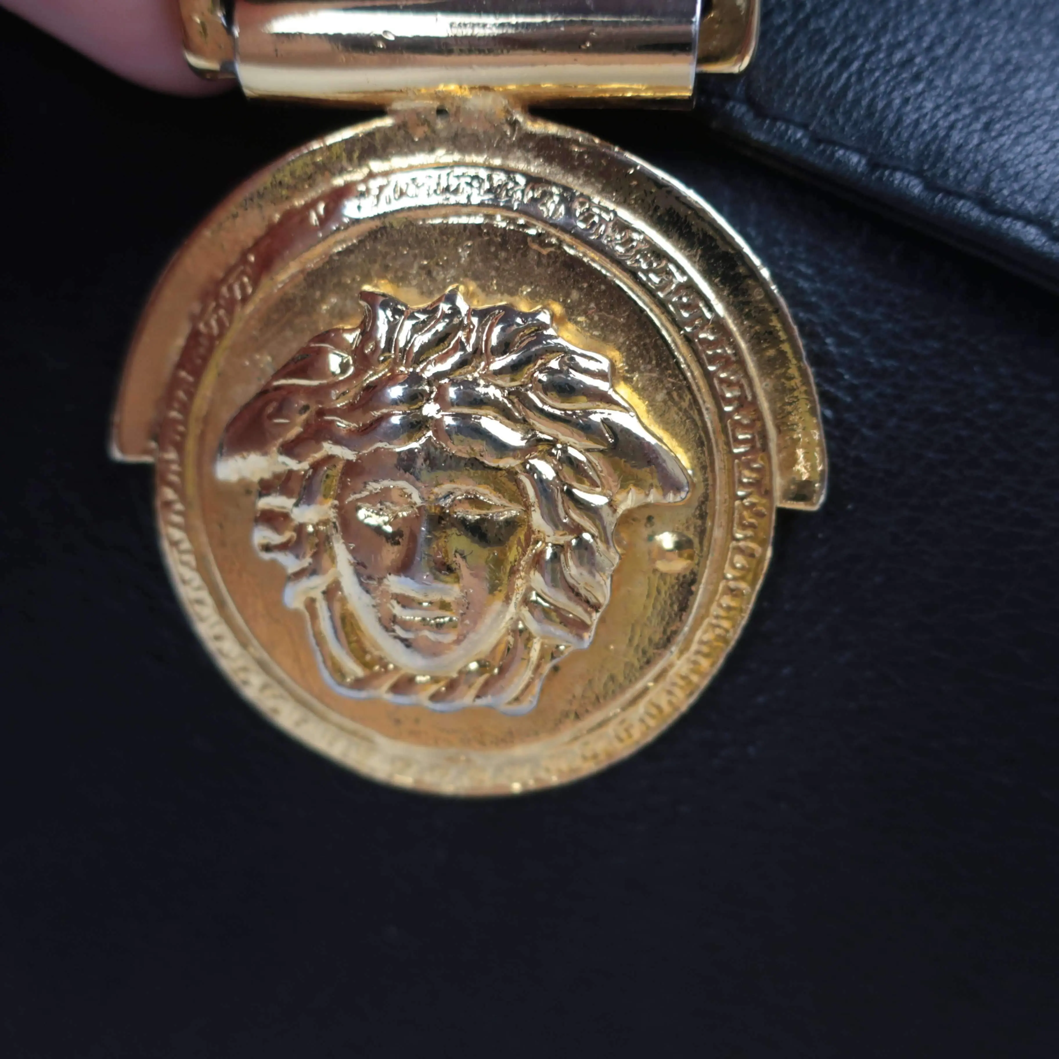 Versace Vintage Black Bag - Image 39