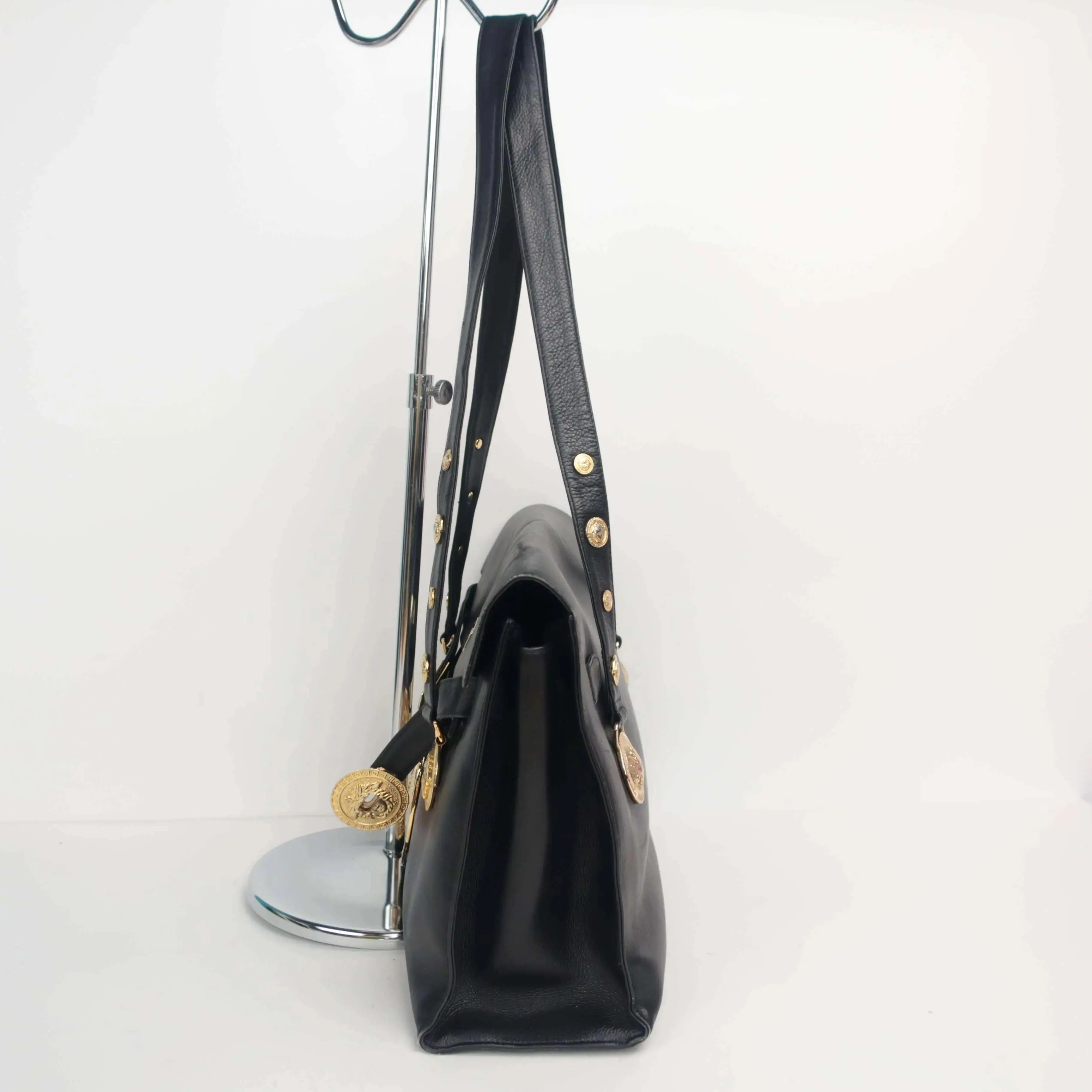 Versace Vintage Black Bag - Image 5