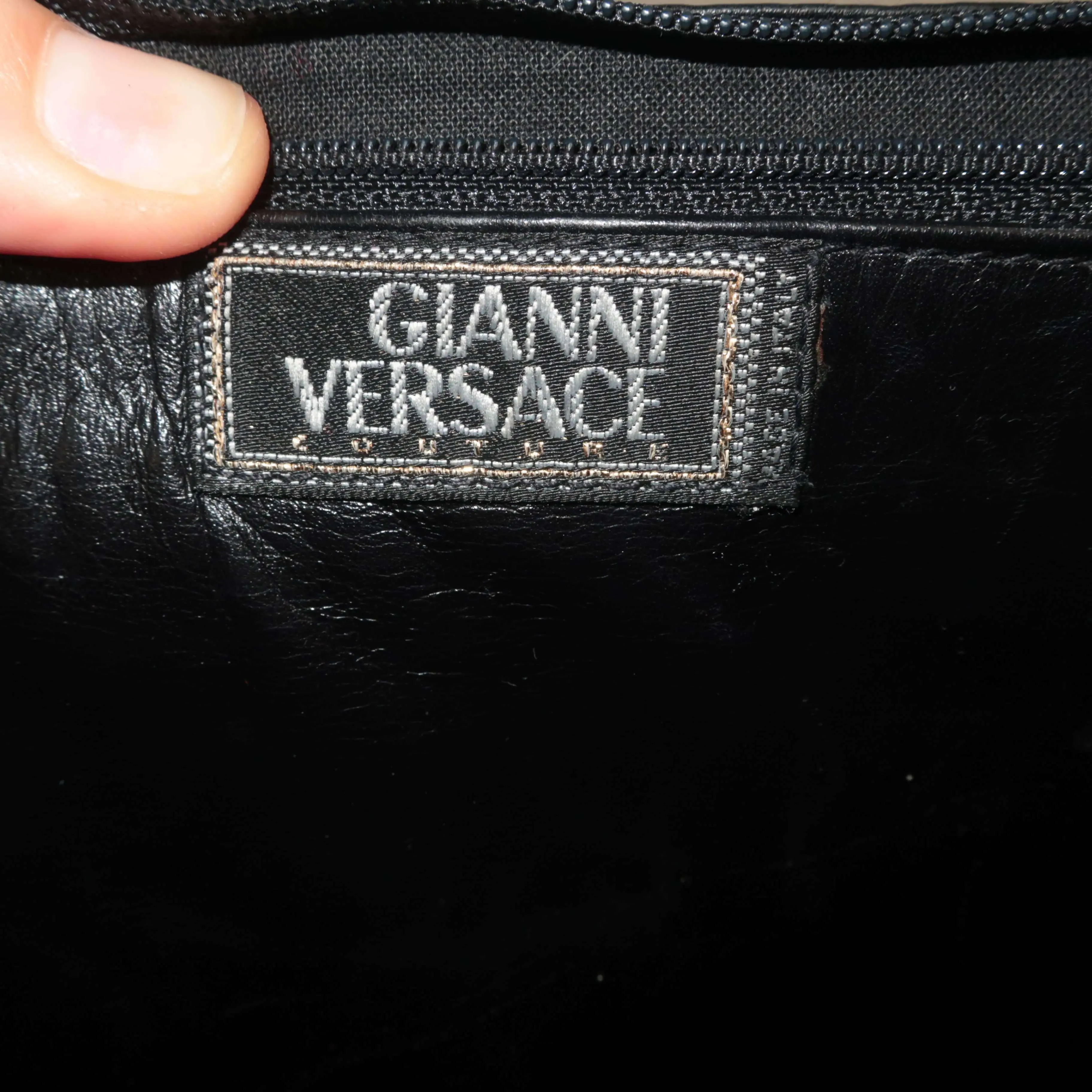 Versace Vintage Black Bag - Image 80