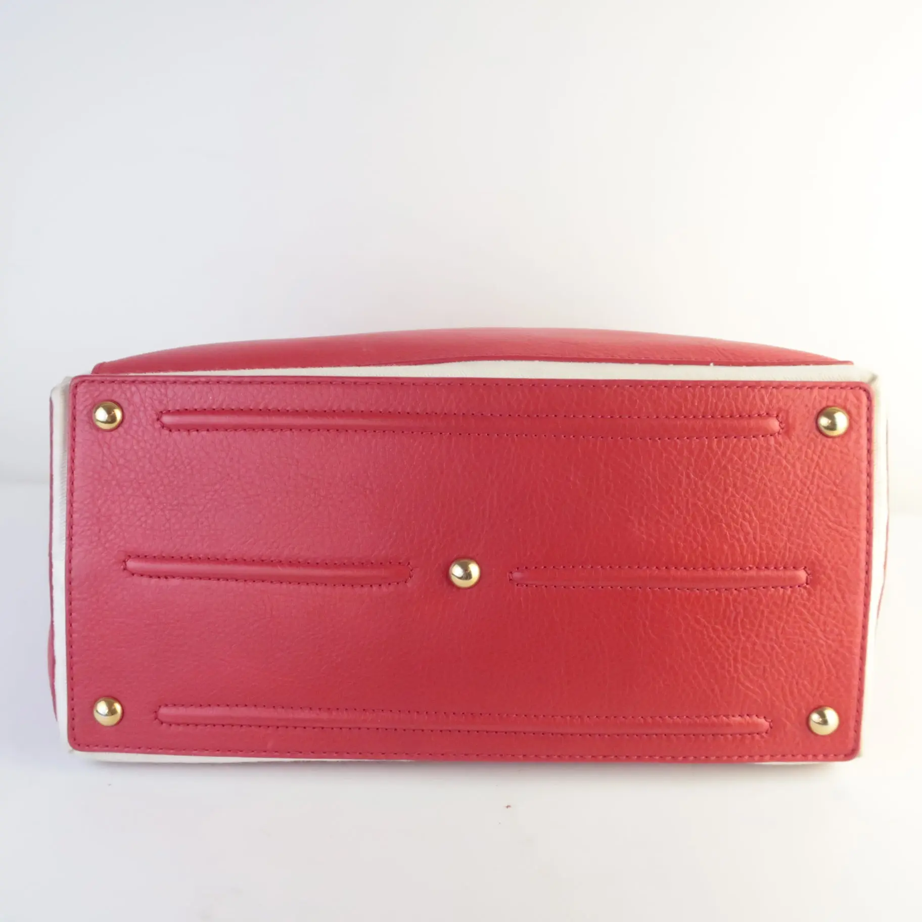 YSL Red Leather Muse 2 Handbag - Image 6