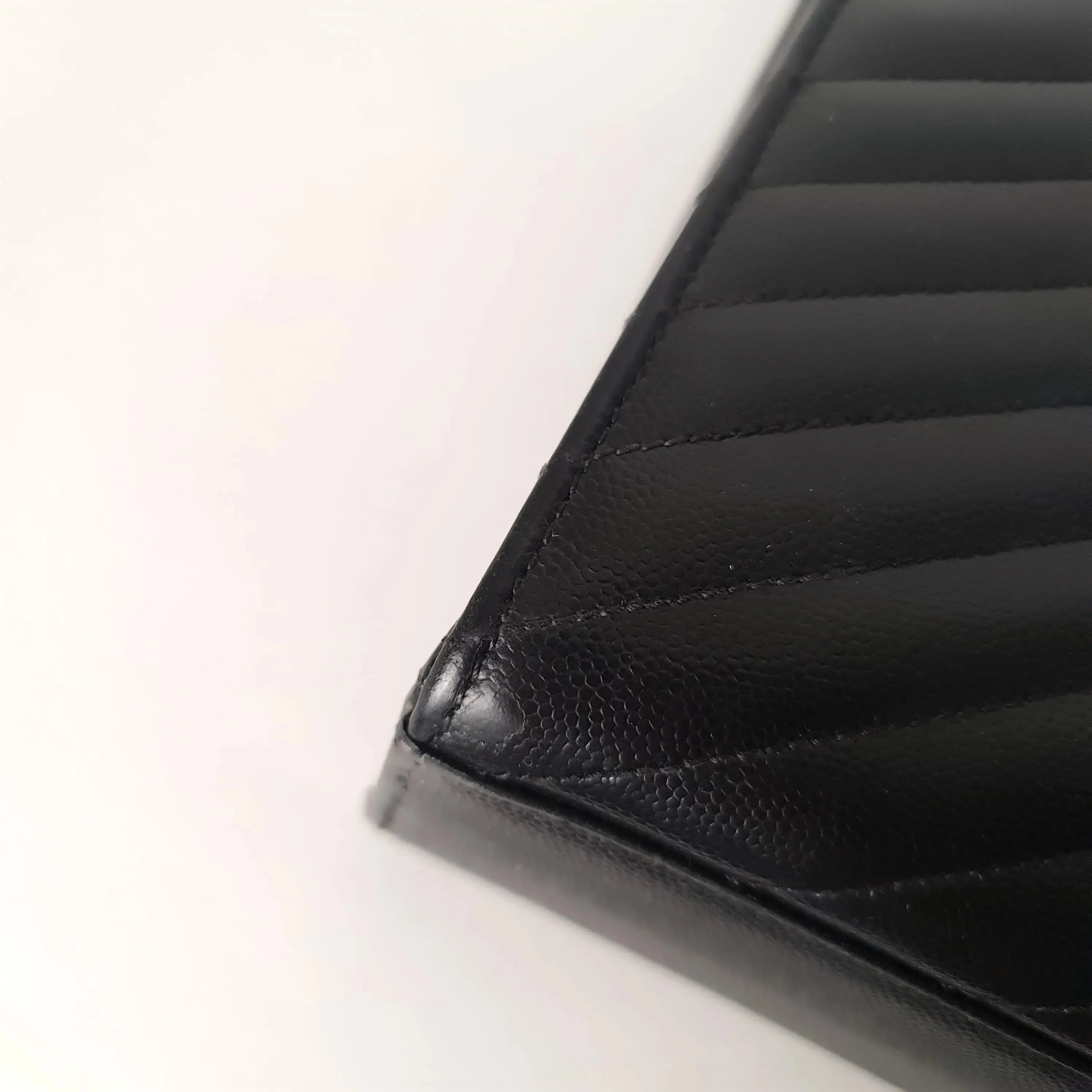 YSL Saint Laurent Black Caviar Large Envelope Bag - Image 32