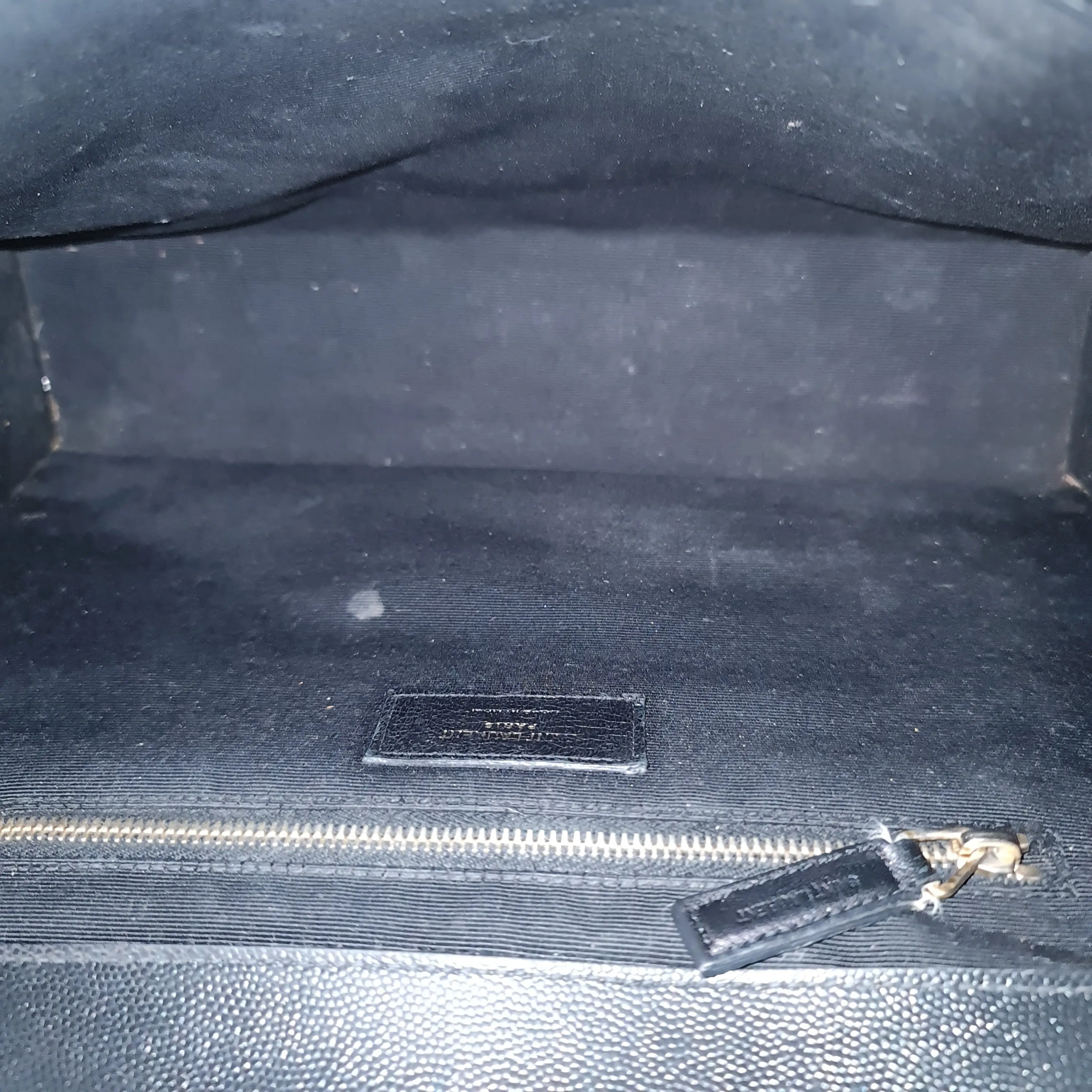 YSL Saint Laurent Black Caviar Large Envelope Bag - Image 42