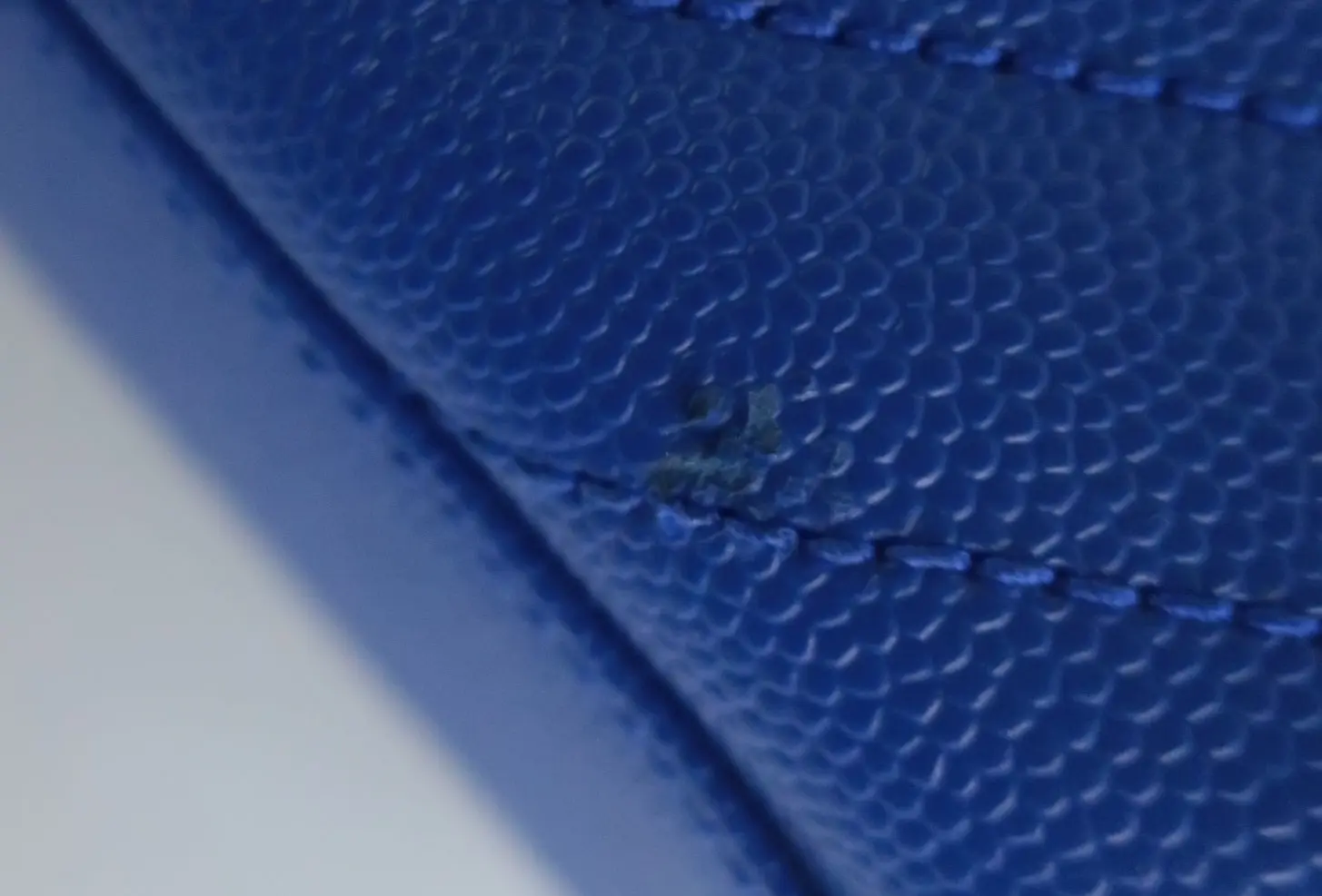 YSL Saint Laurent Blue Caviar Large Envelope Bag - Image 9
