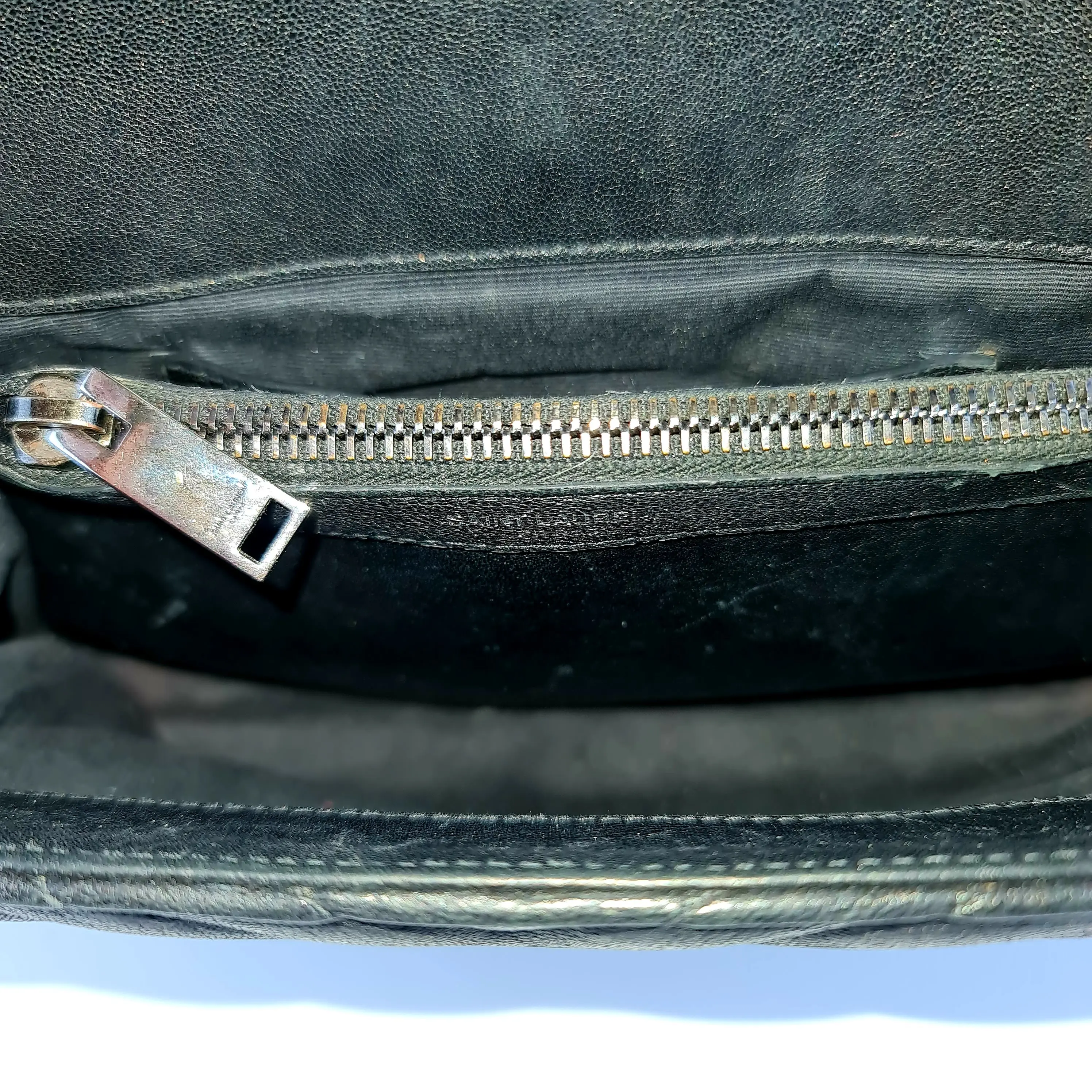 Yves Saint Laurent Black Medium College Bag - Image 17