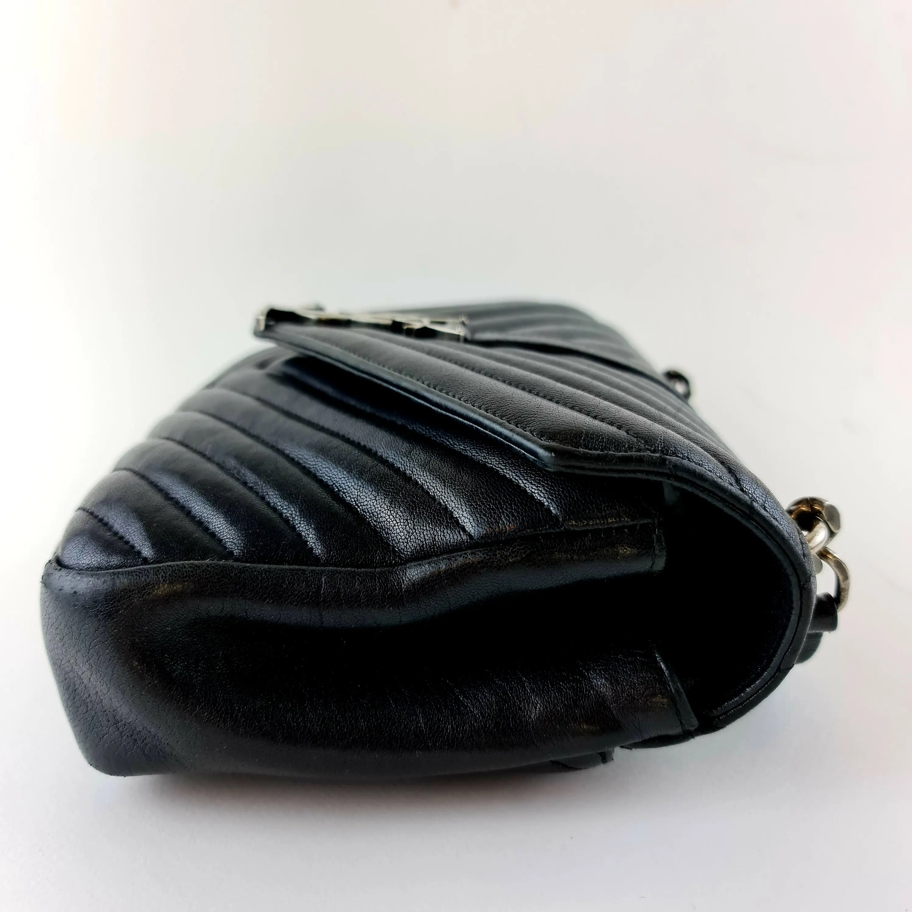 Yves Saint Laurent Black Medium College Bag - Image 7