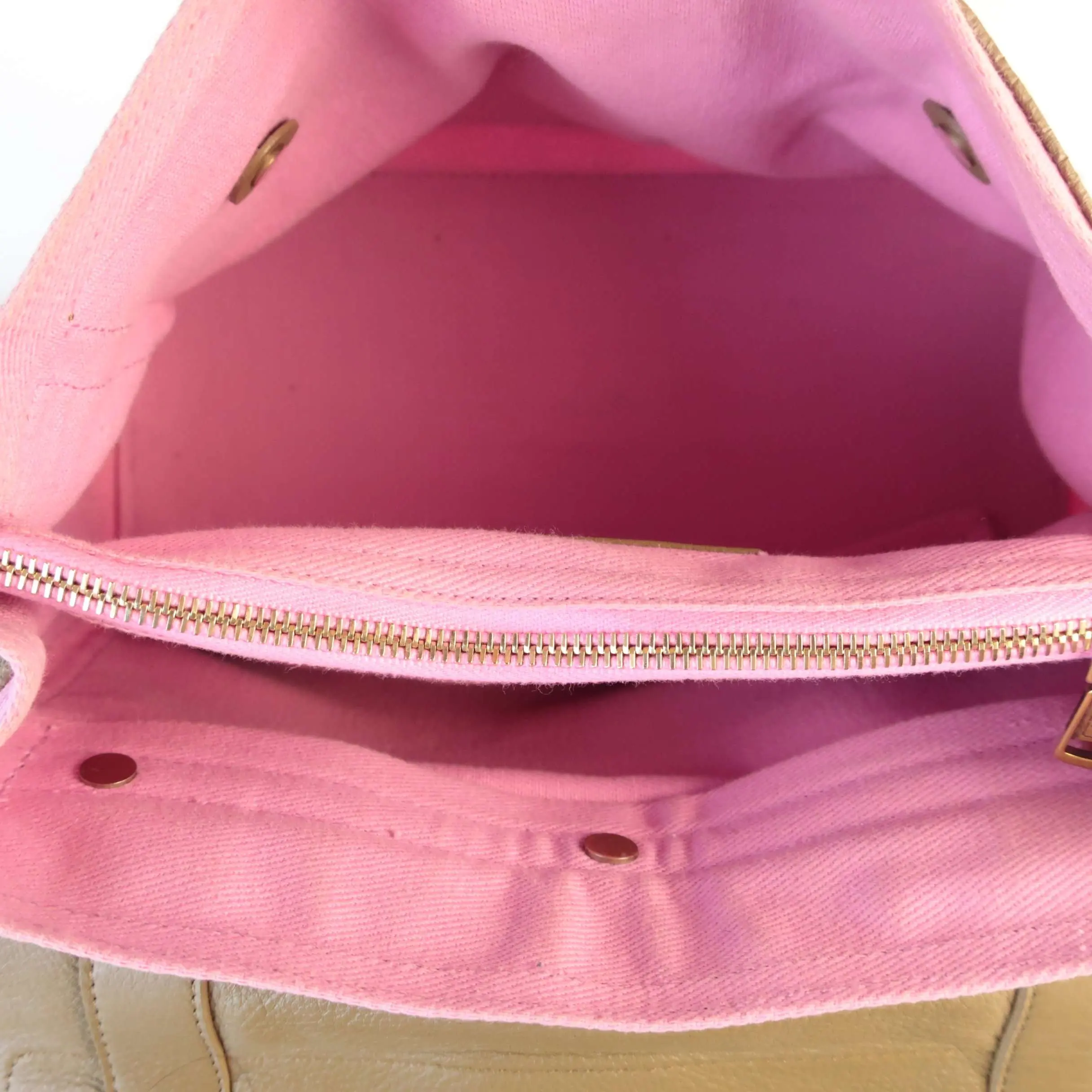 Yves Saint-Laurent Brown/Pink Muse Two Bag - Image 13