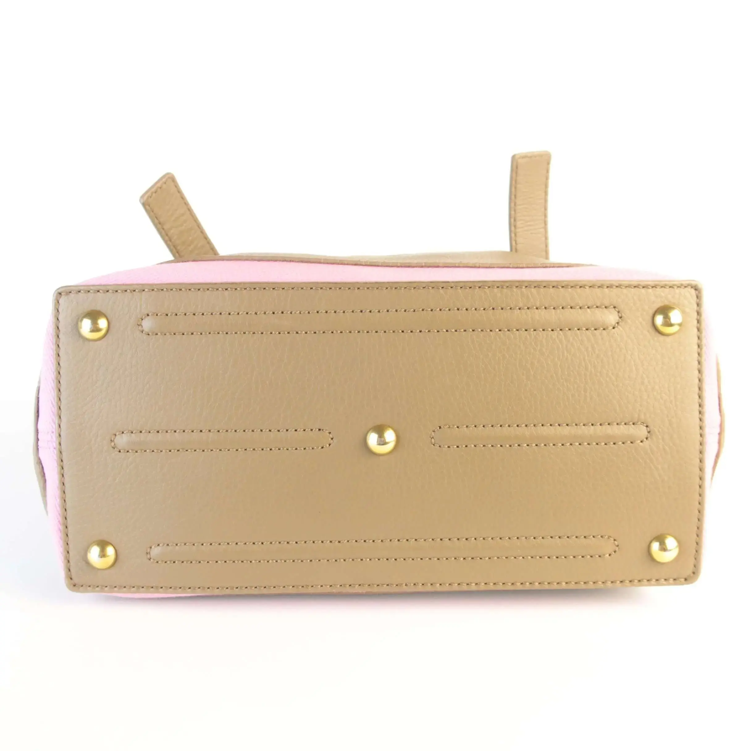 Yves Saint-Laurent Brown/Pink Muse Two Bag - Image 6