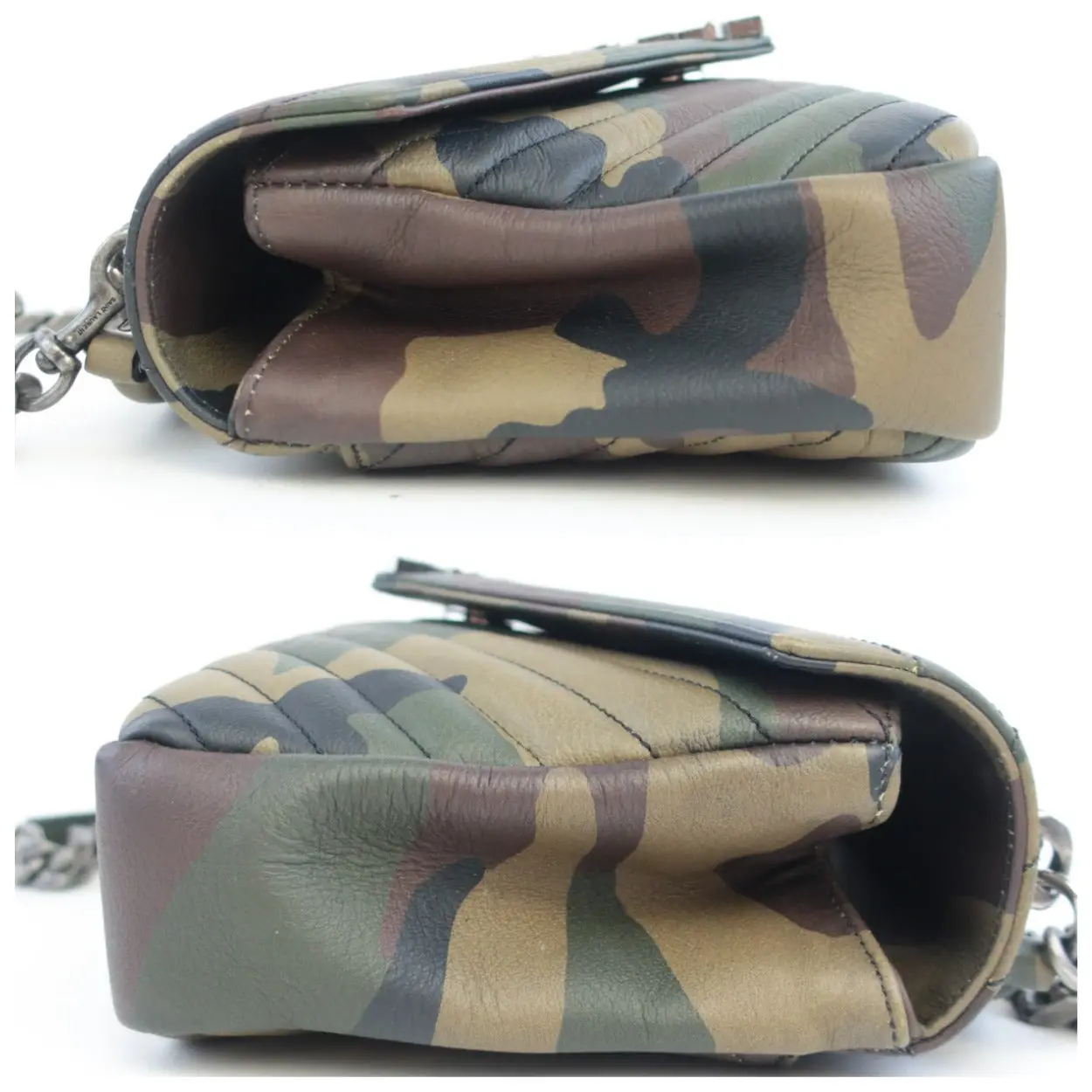 Yves Saint-Laurent Camouflage Medium College Bag - Image 11