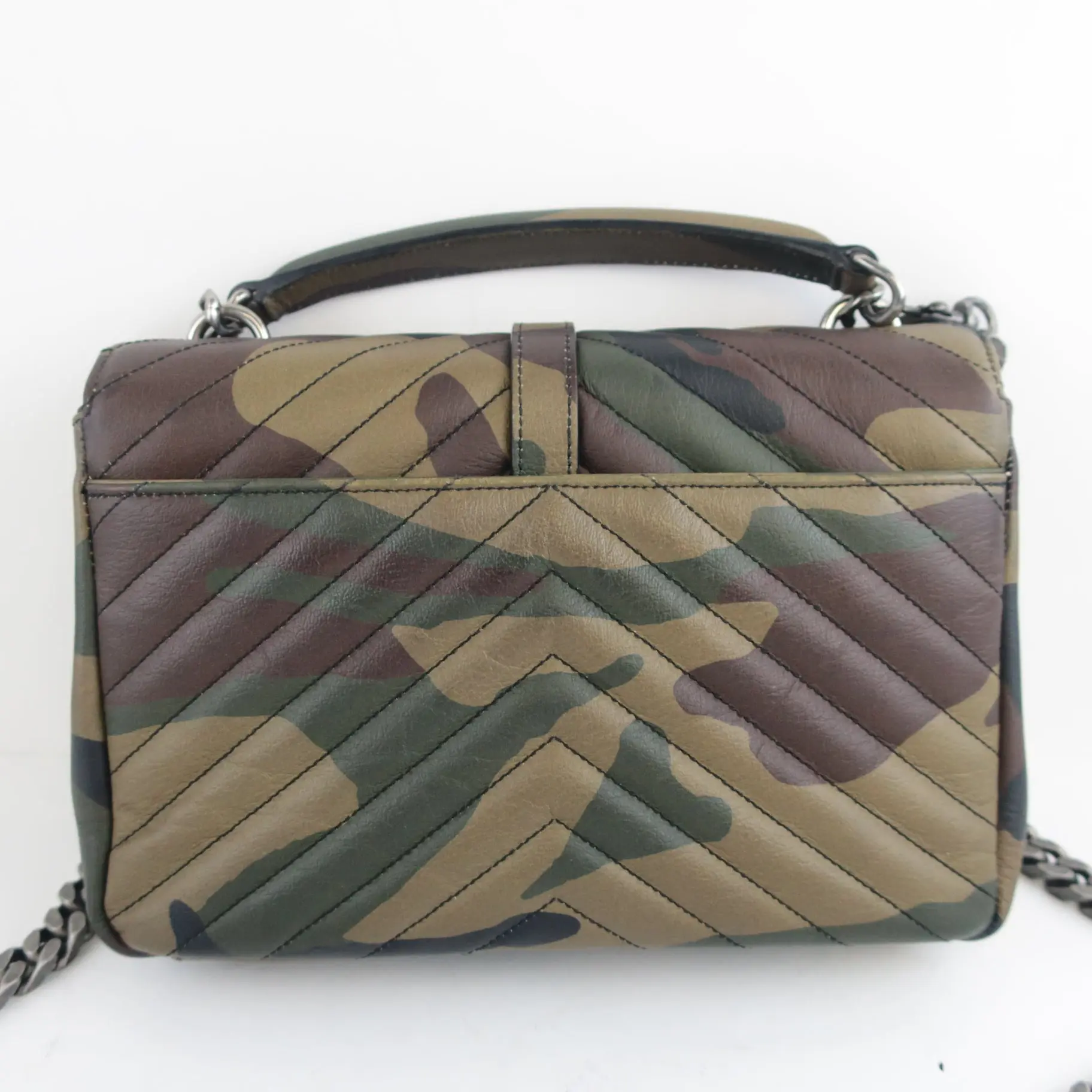 Yves Saint-Laurent Camouflage Medium College Bag - Image 3