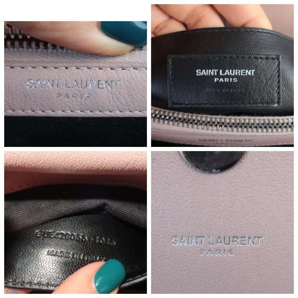 Yves Saint Laurent Pink Medium College Bag - Image 9